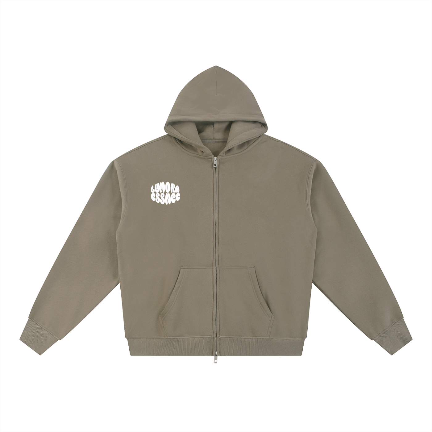 Essential Fleece Zip-Through Hoodie