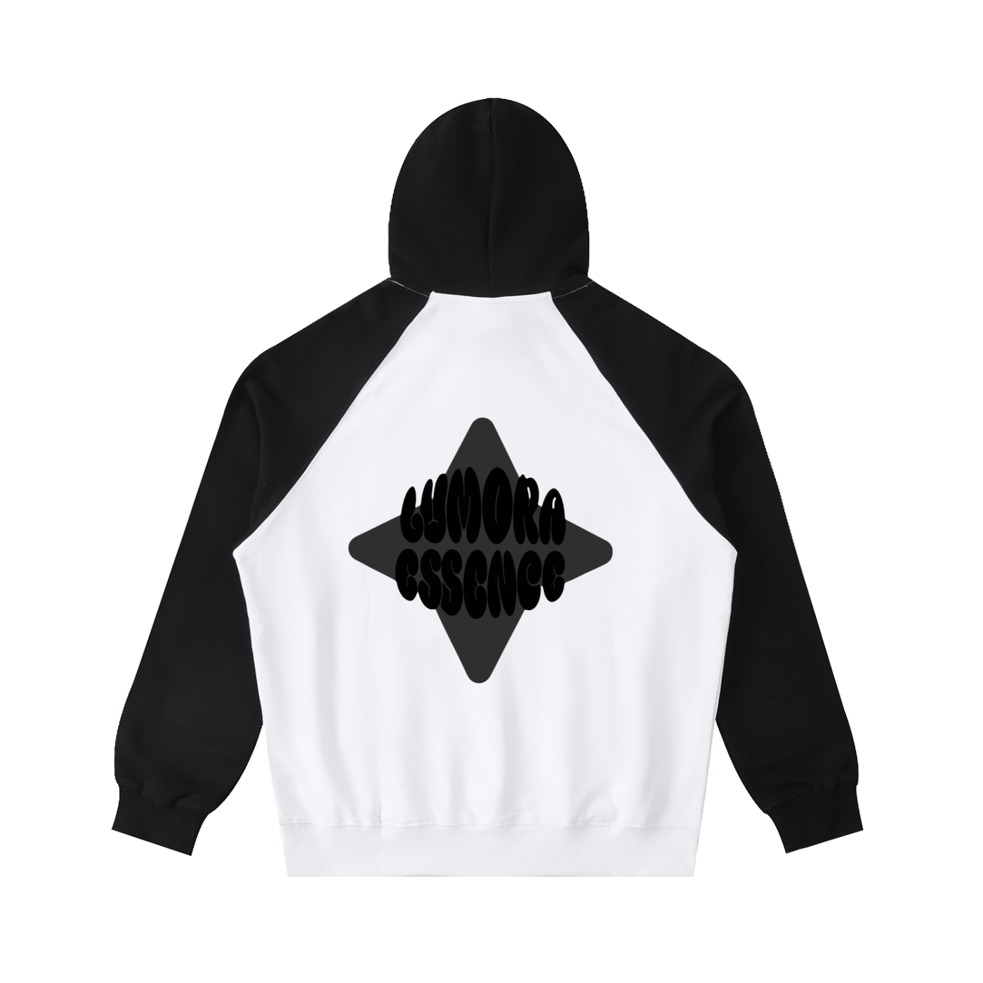 Color-Block Raglan Sleeve Hoodie