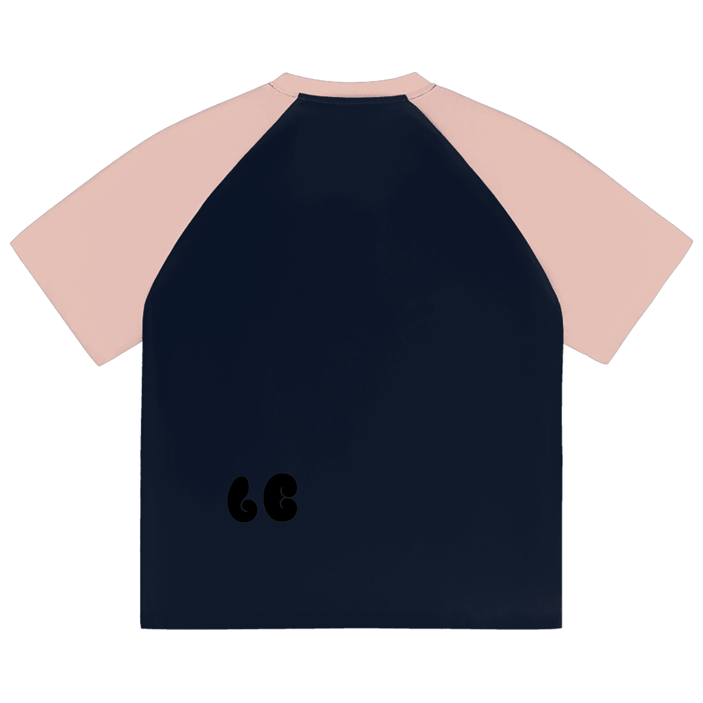 Color-Blocked Raglan Sleeve T-Shirt