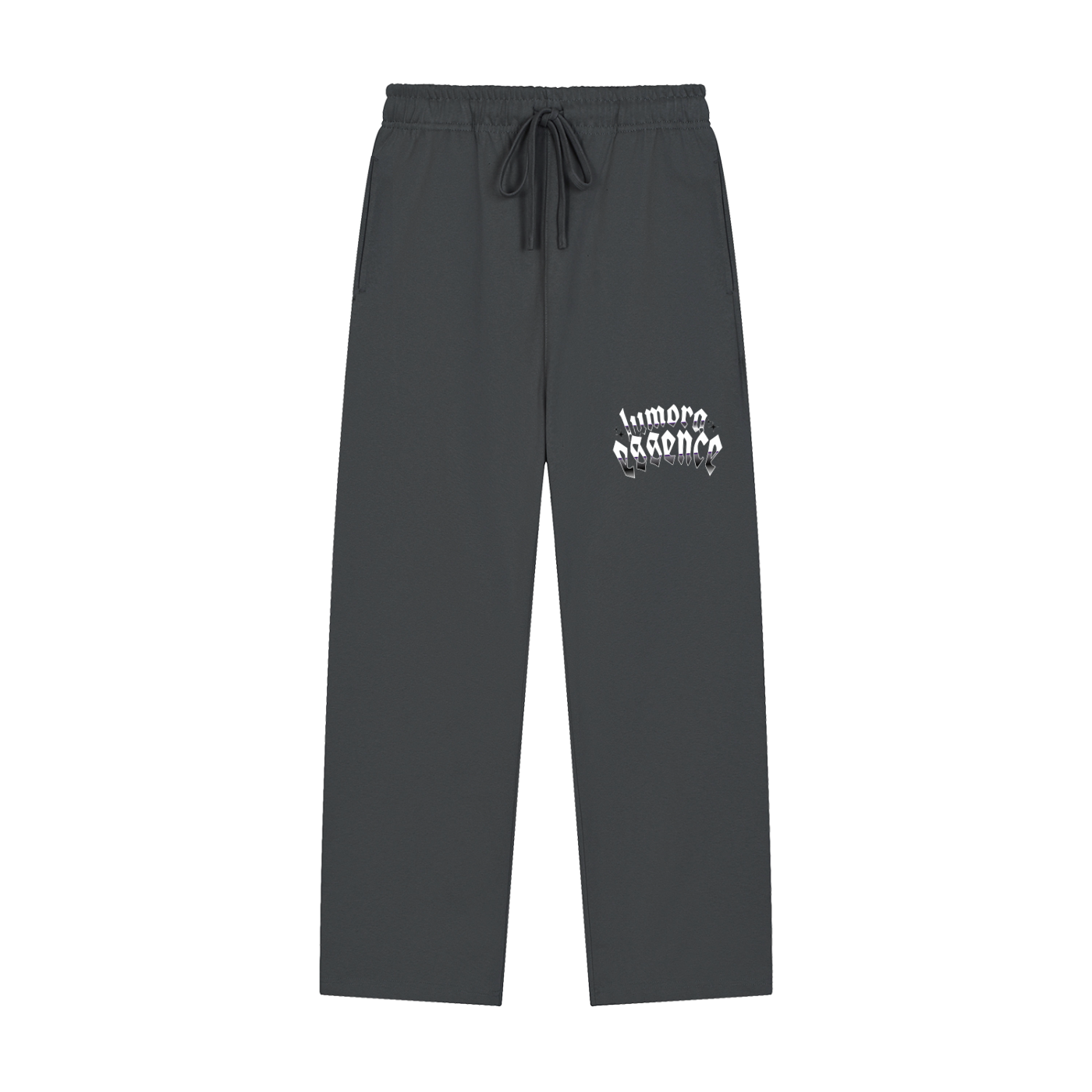 Solid Color Straight-Leg Sweatpants