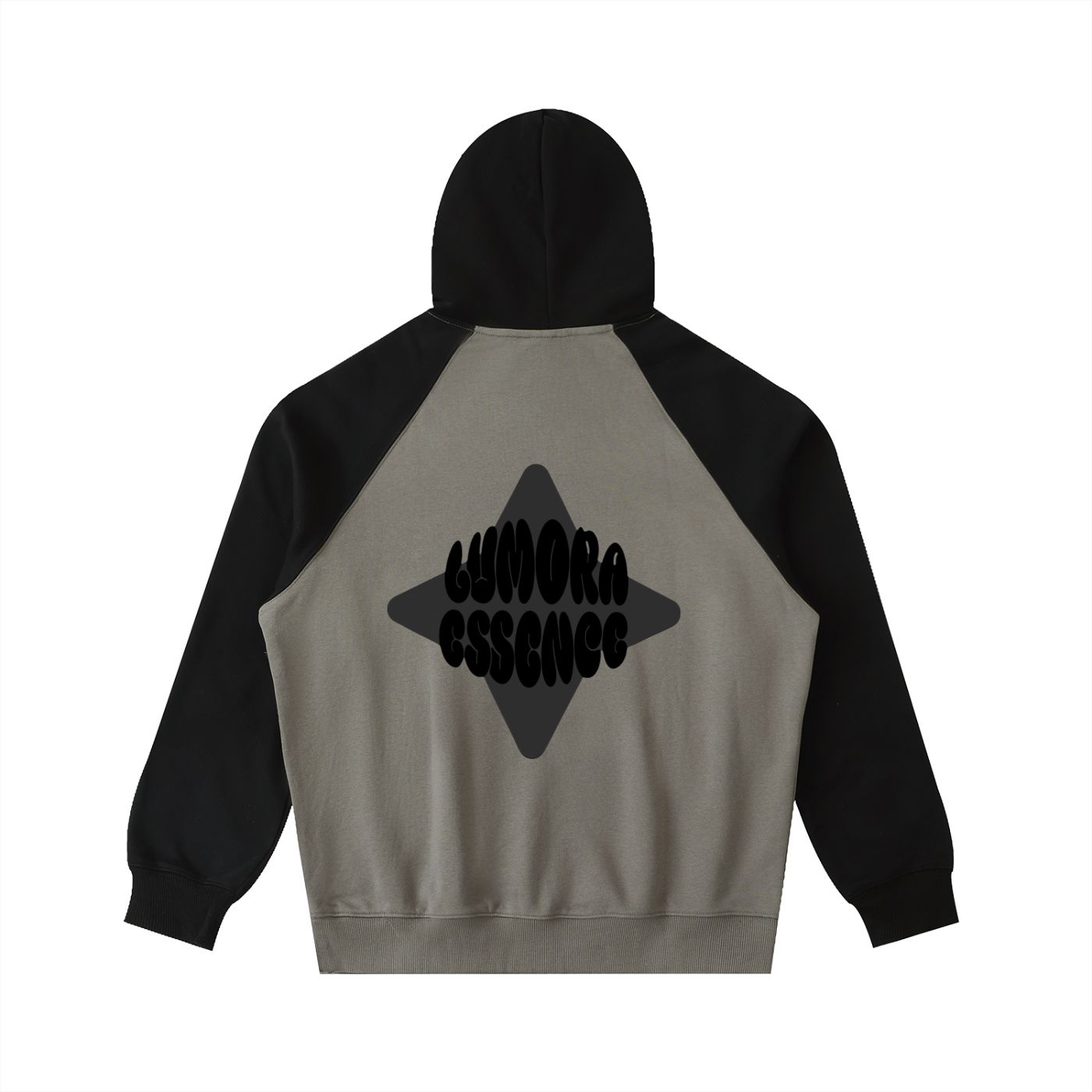 Color-Block Raglan Sleeve Hoodie