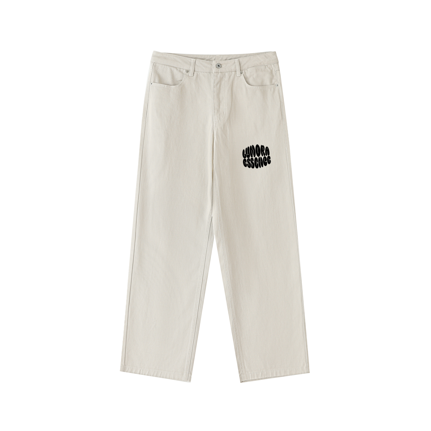 Heavyweight Cotton Straight-Leg Pants