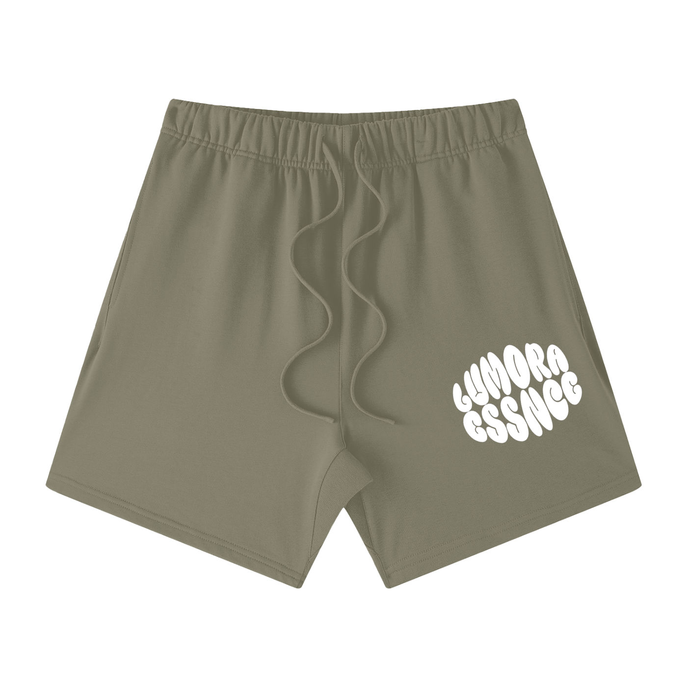 Unisex Earth Tone Loose Fit Cotton Shorts