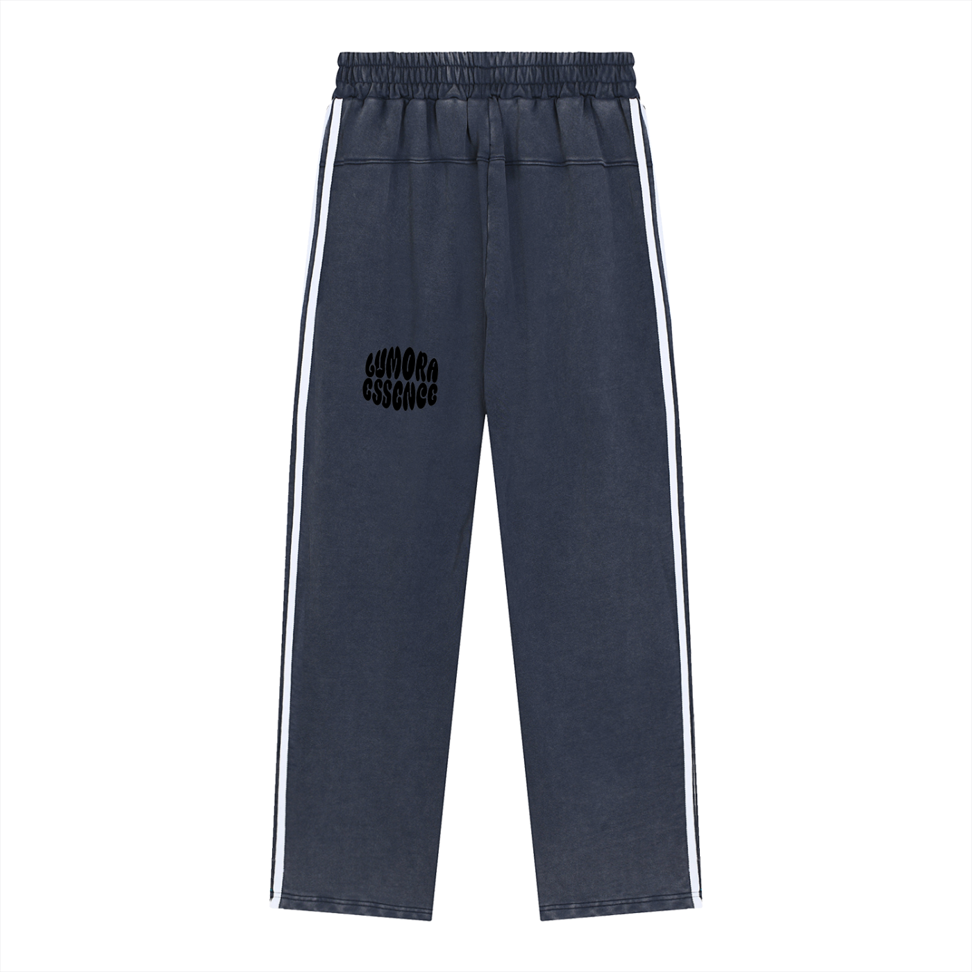 Snow Washed Contrast Tape Sweatpants