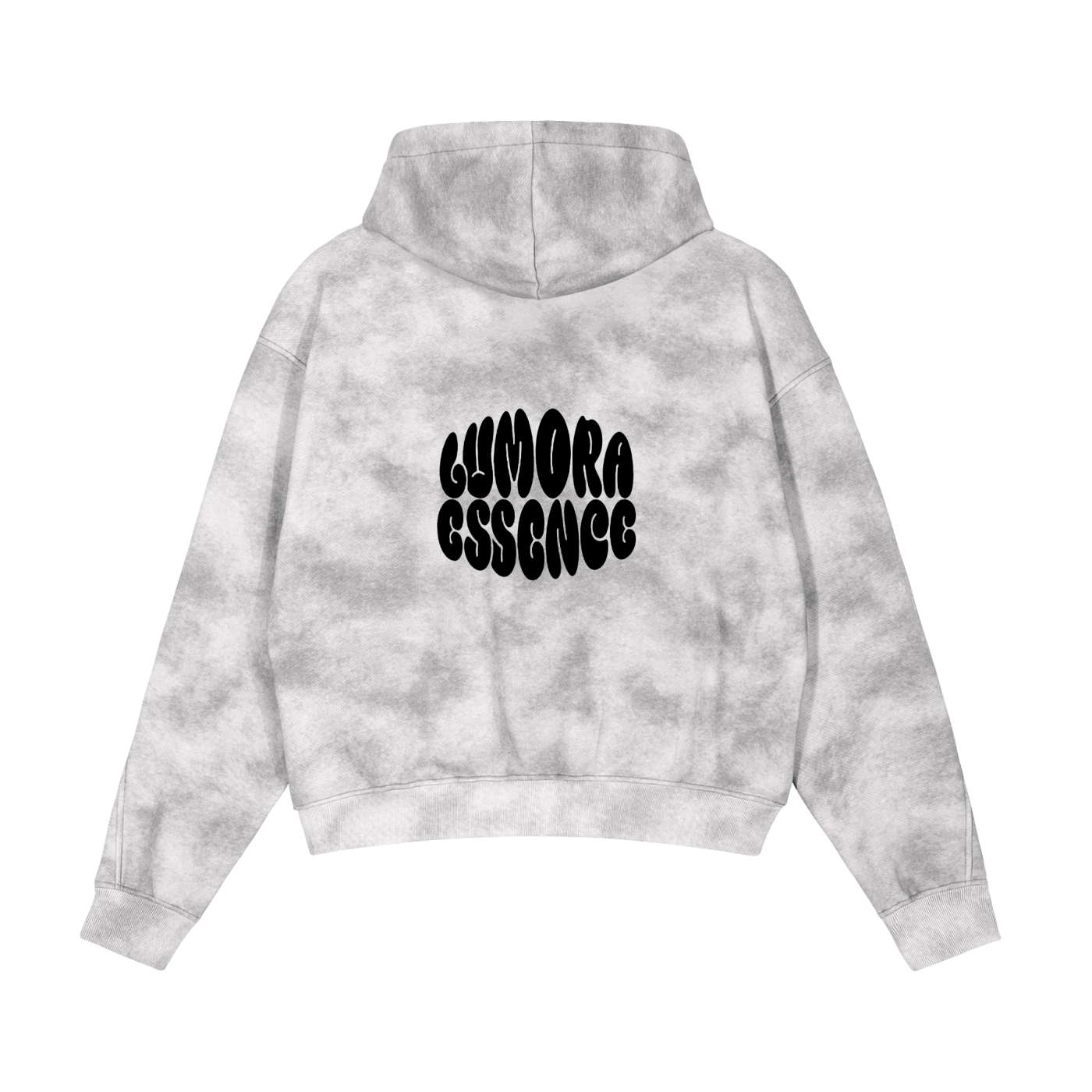 Dirty Washed Zip-Up Fleece Hoodie