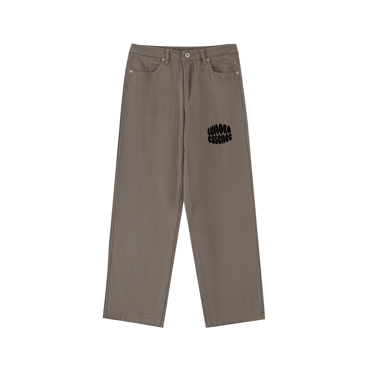 Heavyweight Cotton Straight-Leg Pants
