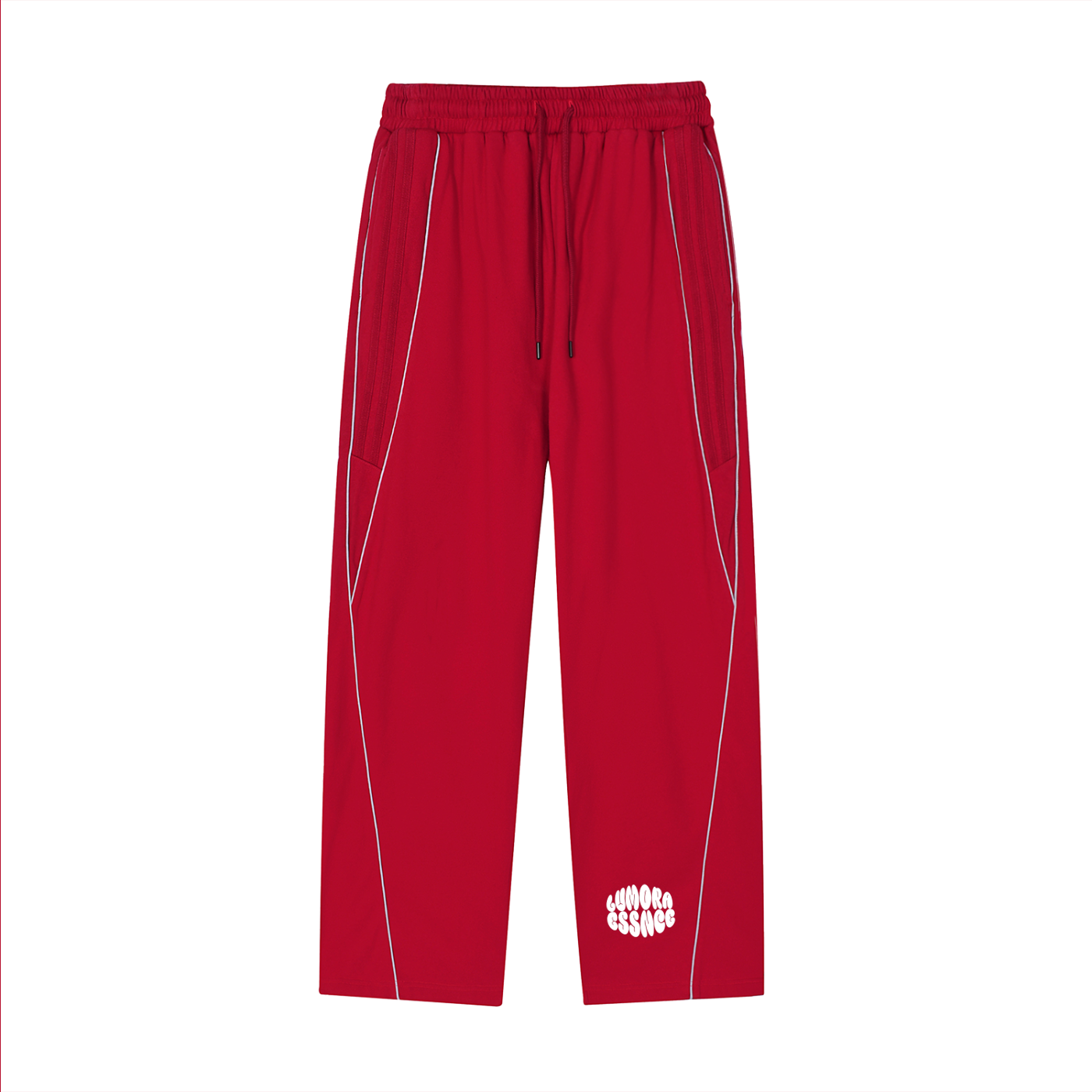 Reflection Striped Straight-Leg Sweatpants