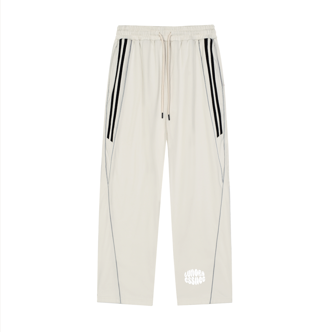 Reflection Striped Straight-Leg Sweatpants
