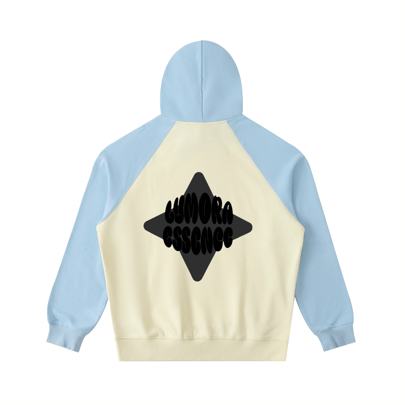 Color-Block Raglan Sleeve Hoodie