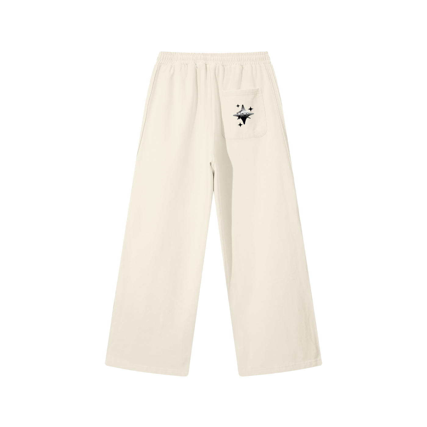 Contrast Tape Straight-Leg Sweatpants