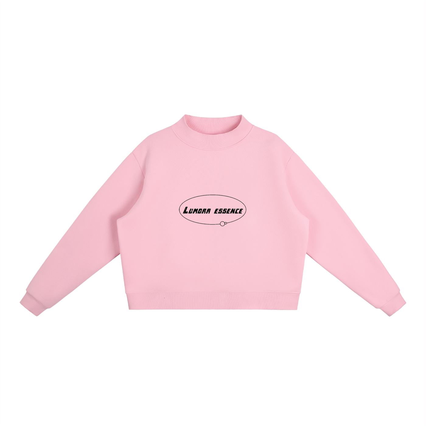 Essential Fleece Mid-Neck Crew Sweatshirt