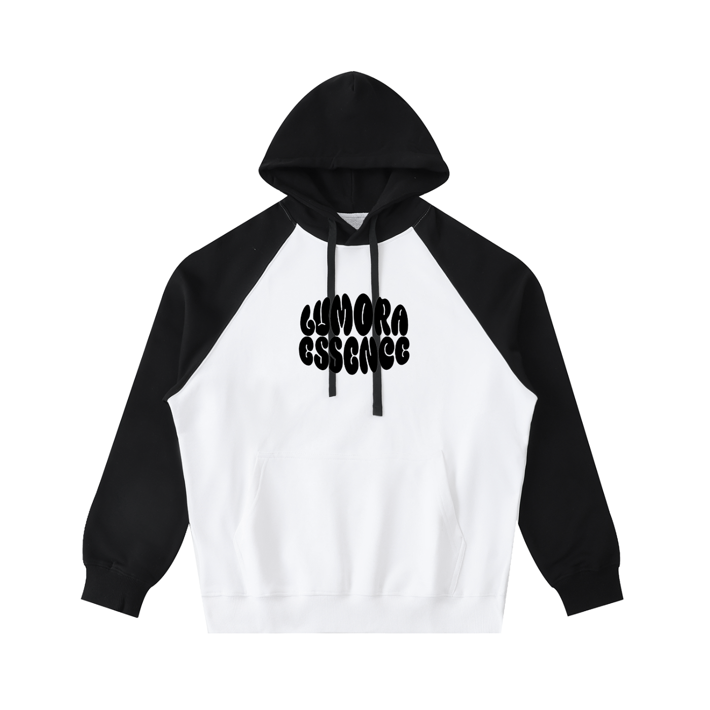 Color-Block Raglan Sleeve Hoodie