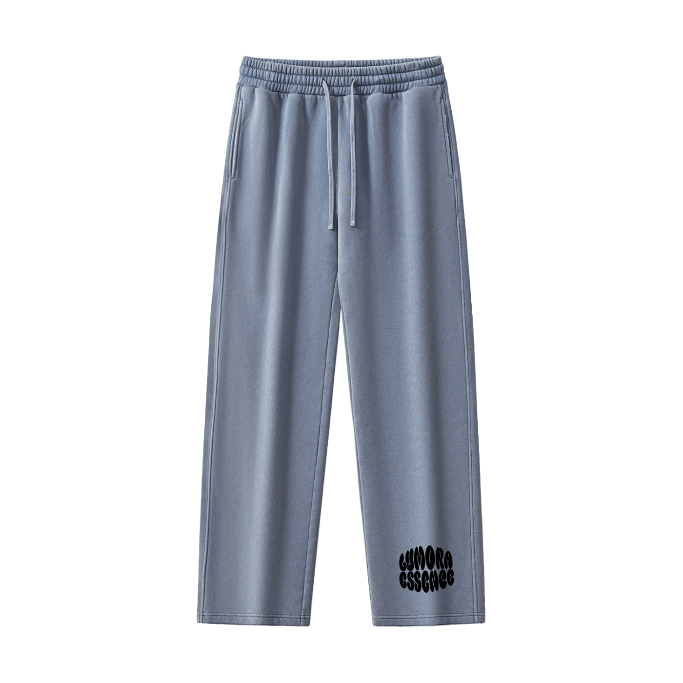 Frayed Enzyme Washed Fleece Sweatpants