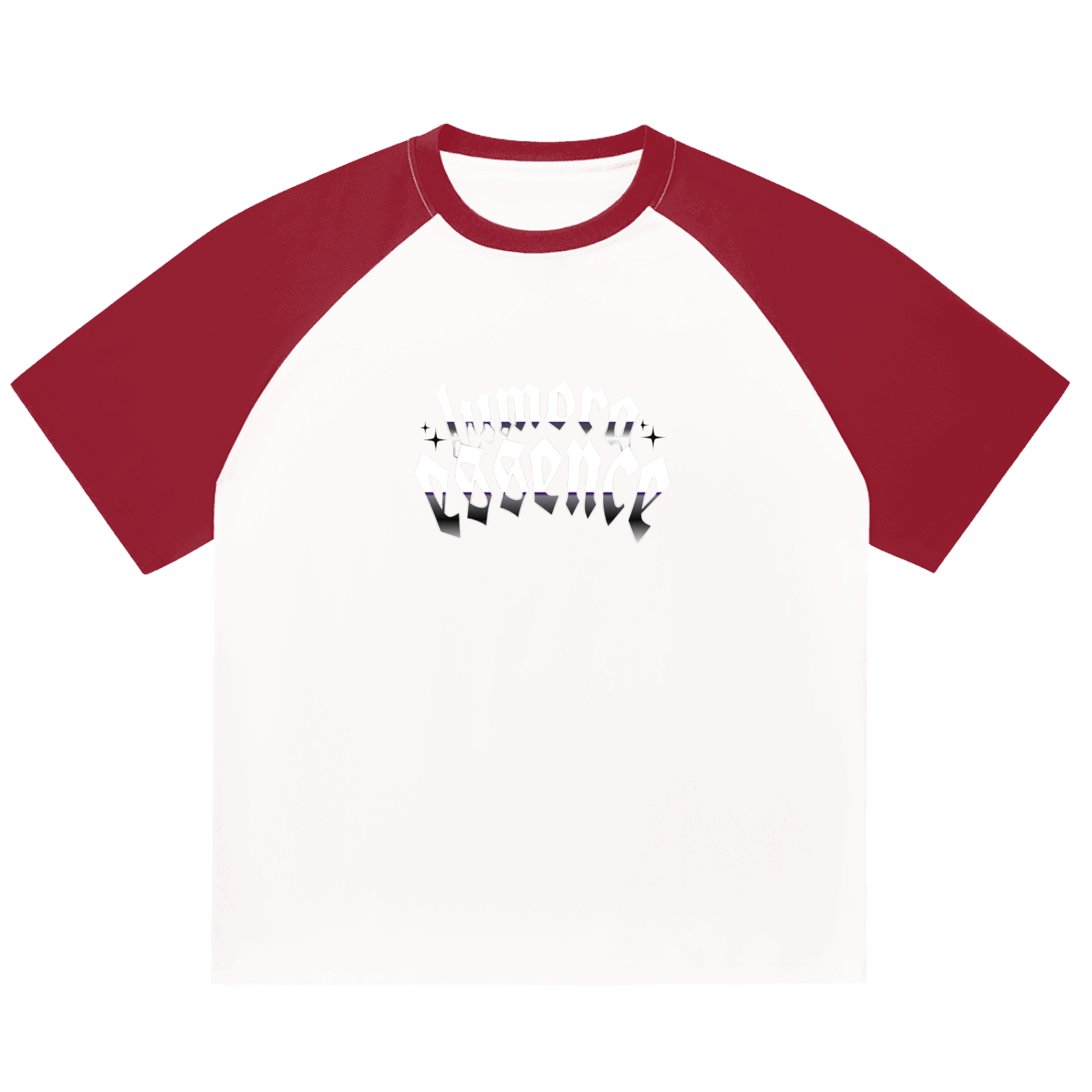 Color-Blocked Raglan Sleeve T-Shirt