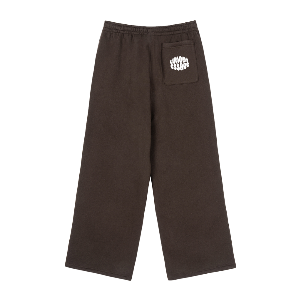 Fleece Drawstring Straight-Leg Sweatpants
