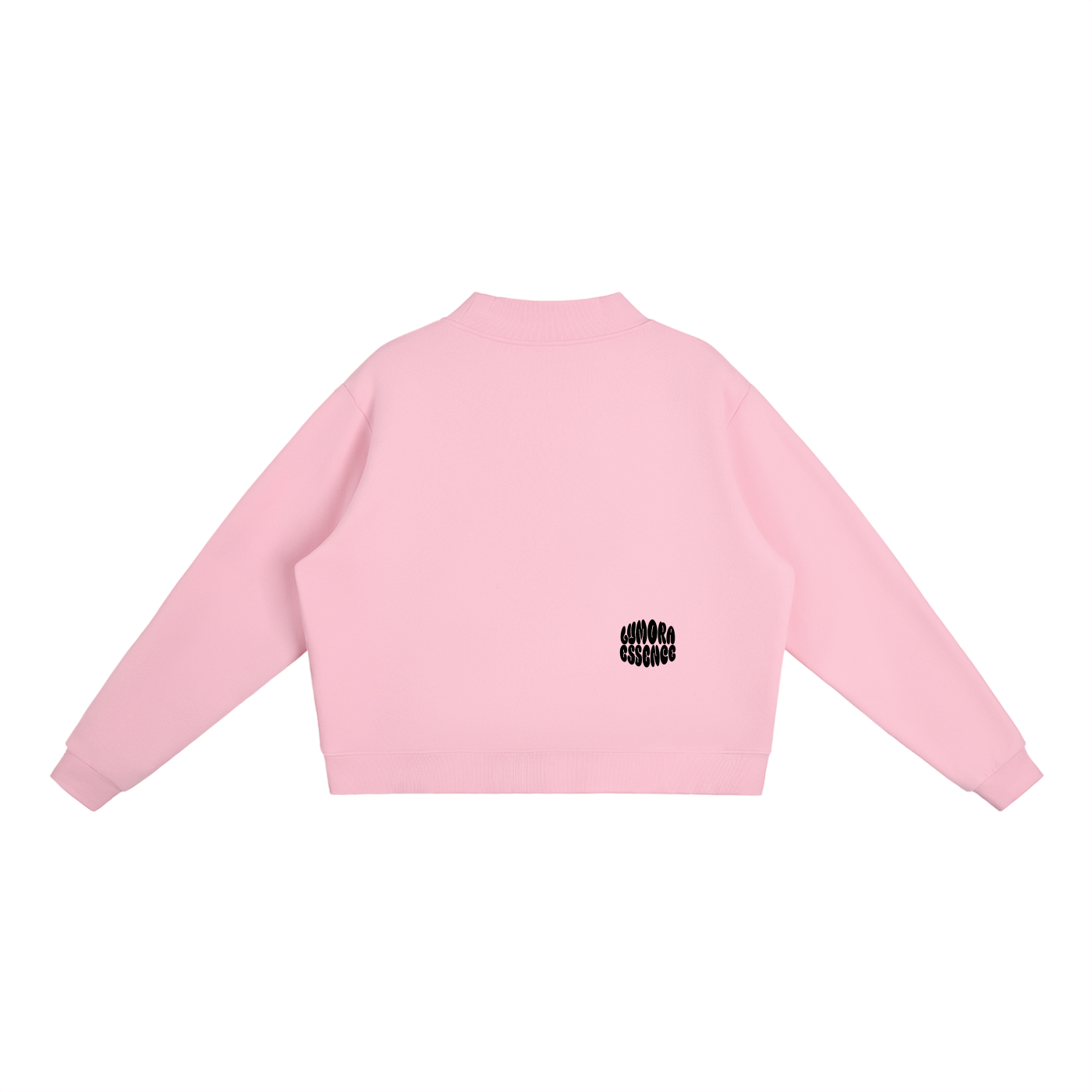 Essential Fleece Mid-Neck Crew Sweatshirt
