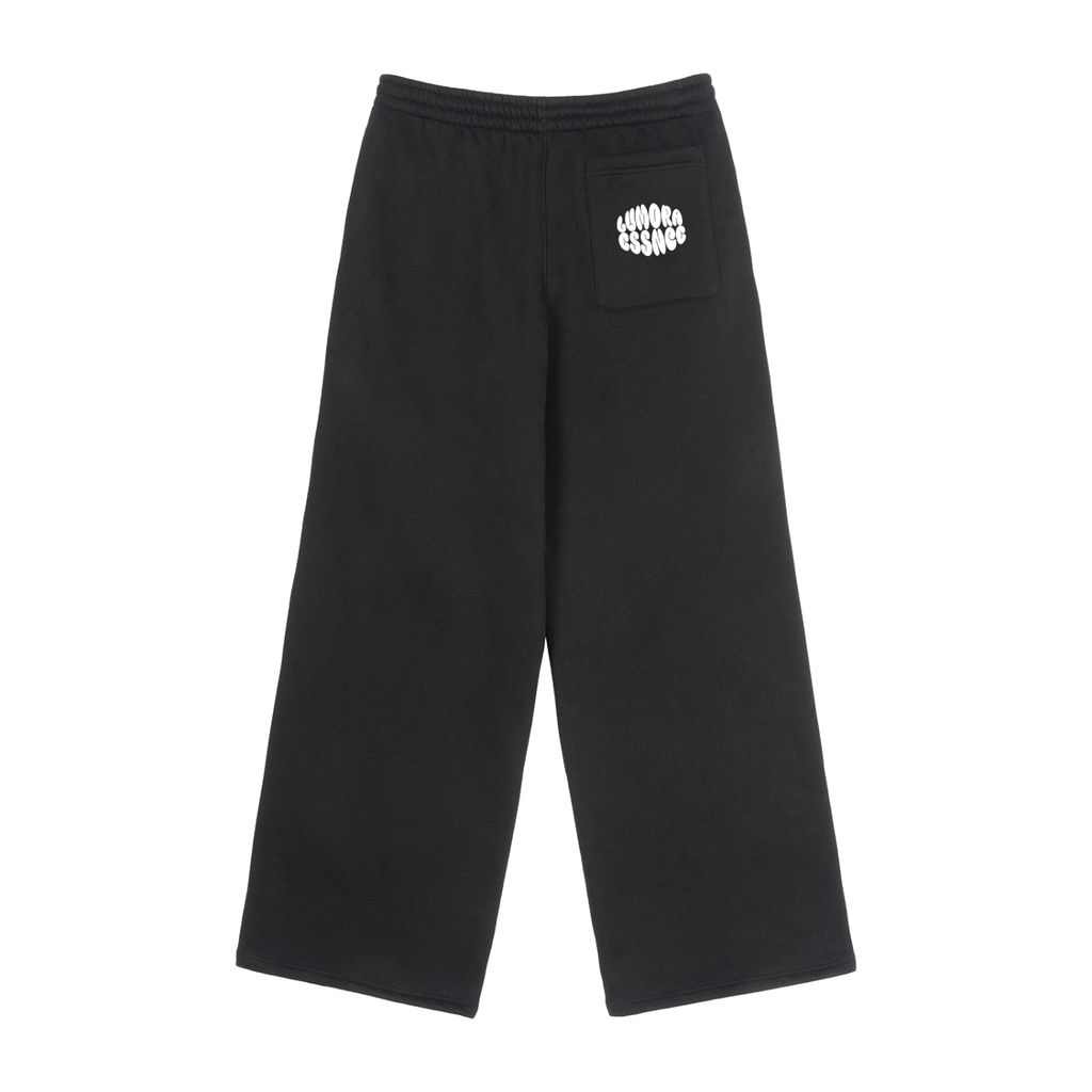 Fleece Drawstring Straight-Leg Sweatpants