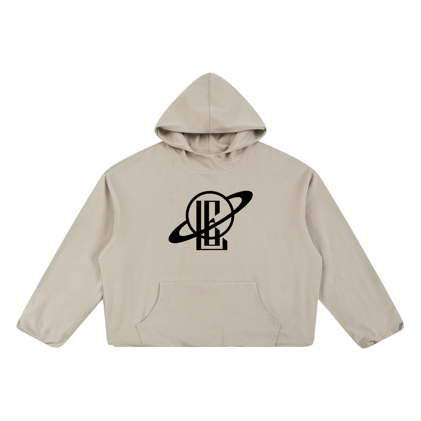 Boxy Gather-Hem Hoodie