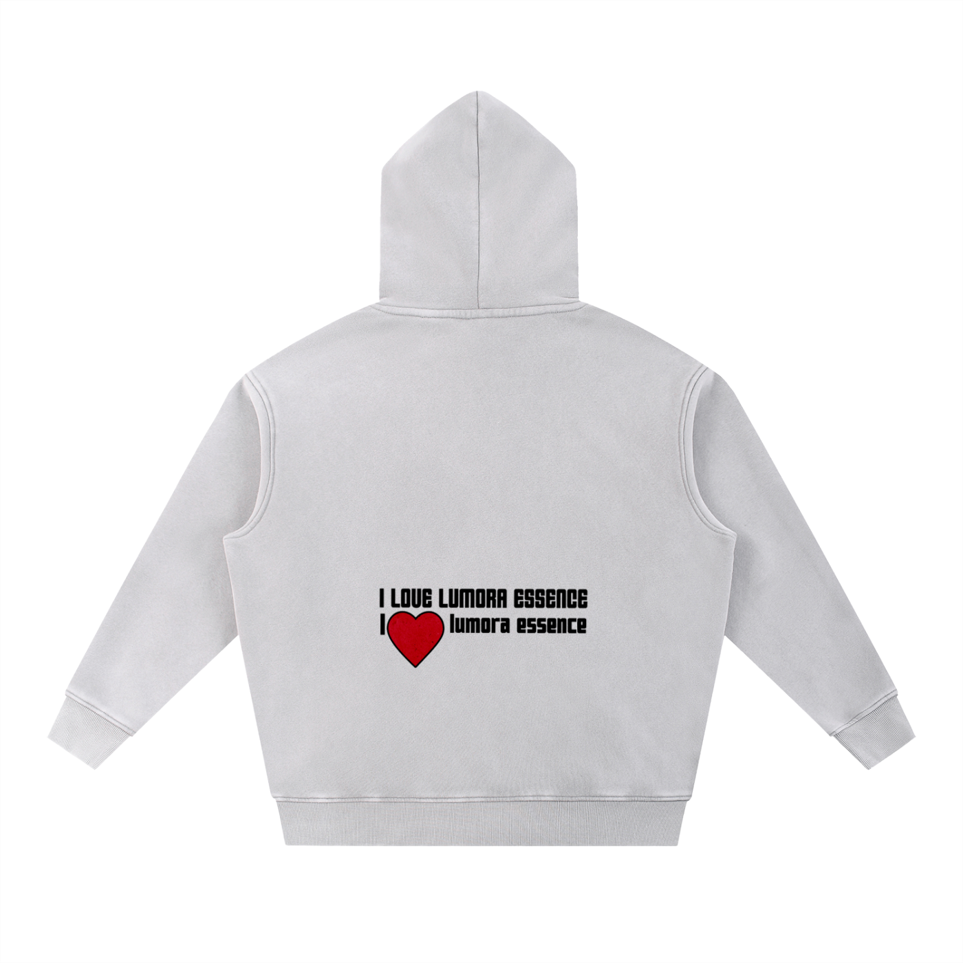 Snow Wash Fleece Oversize Hoodie