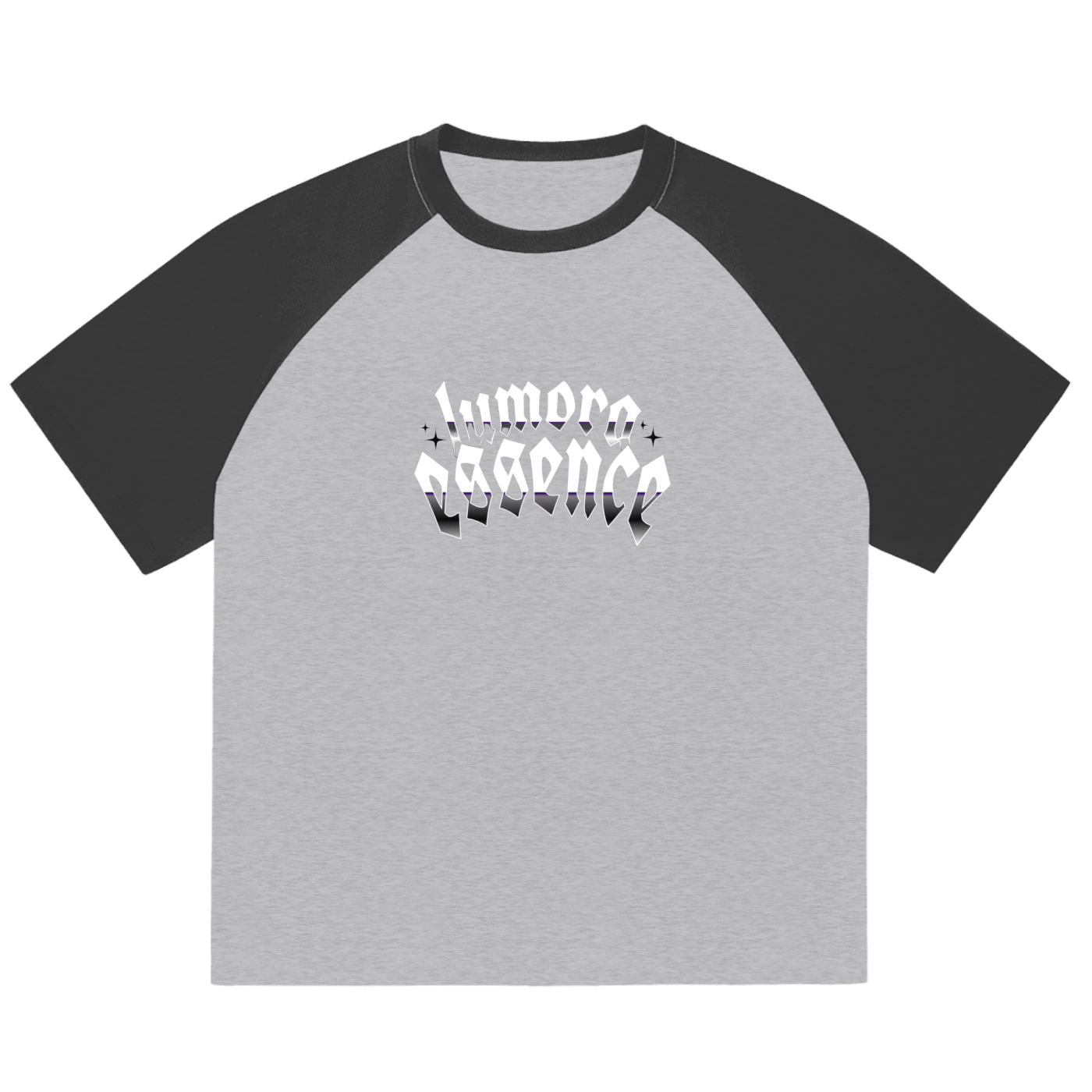 Color-Blocked Raglan Sleeve T-Shirt