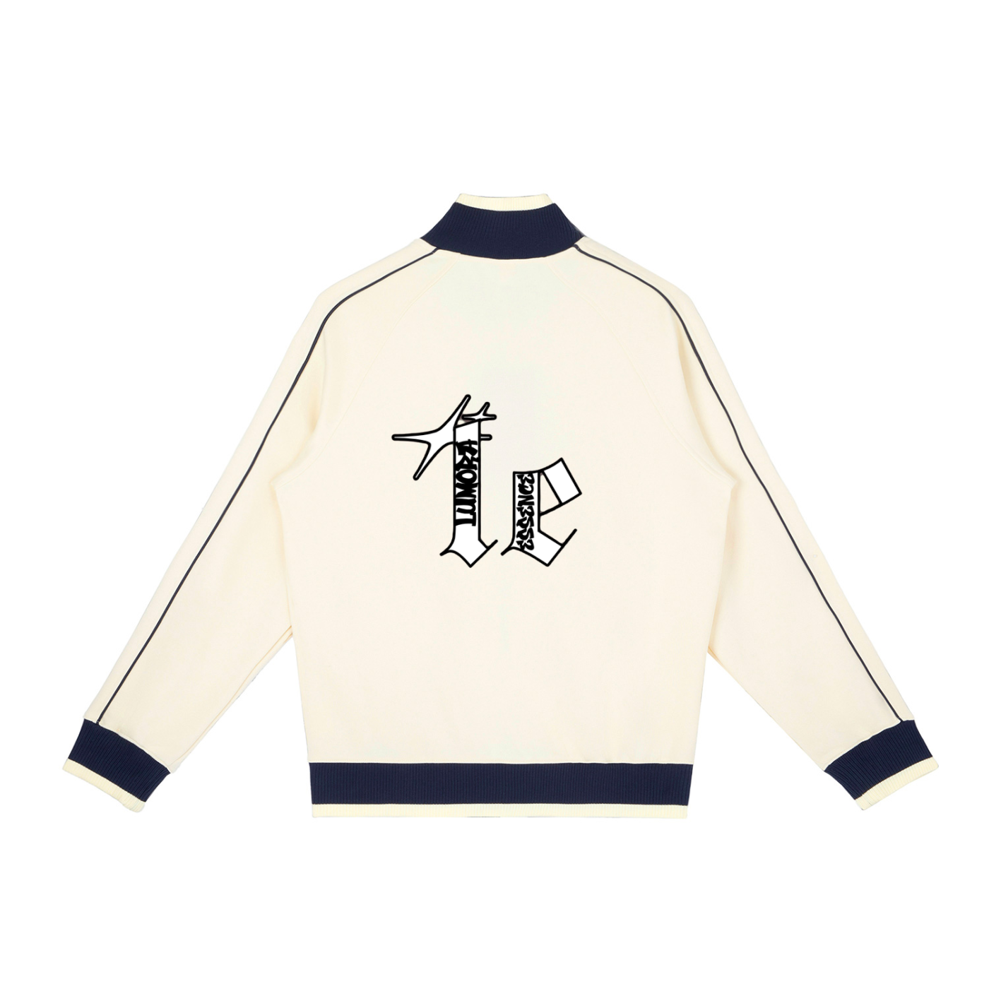Color Block Raglan Sleeve Zip Track Jacket