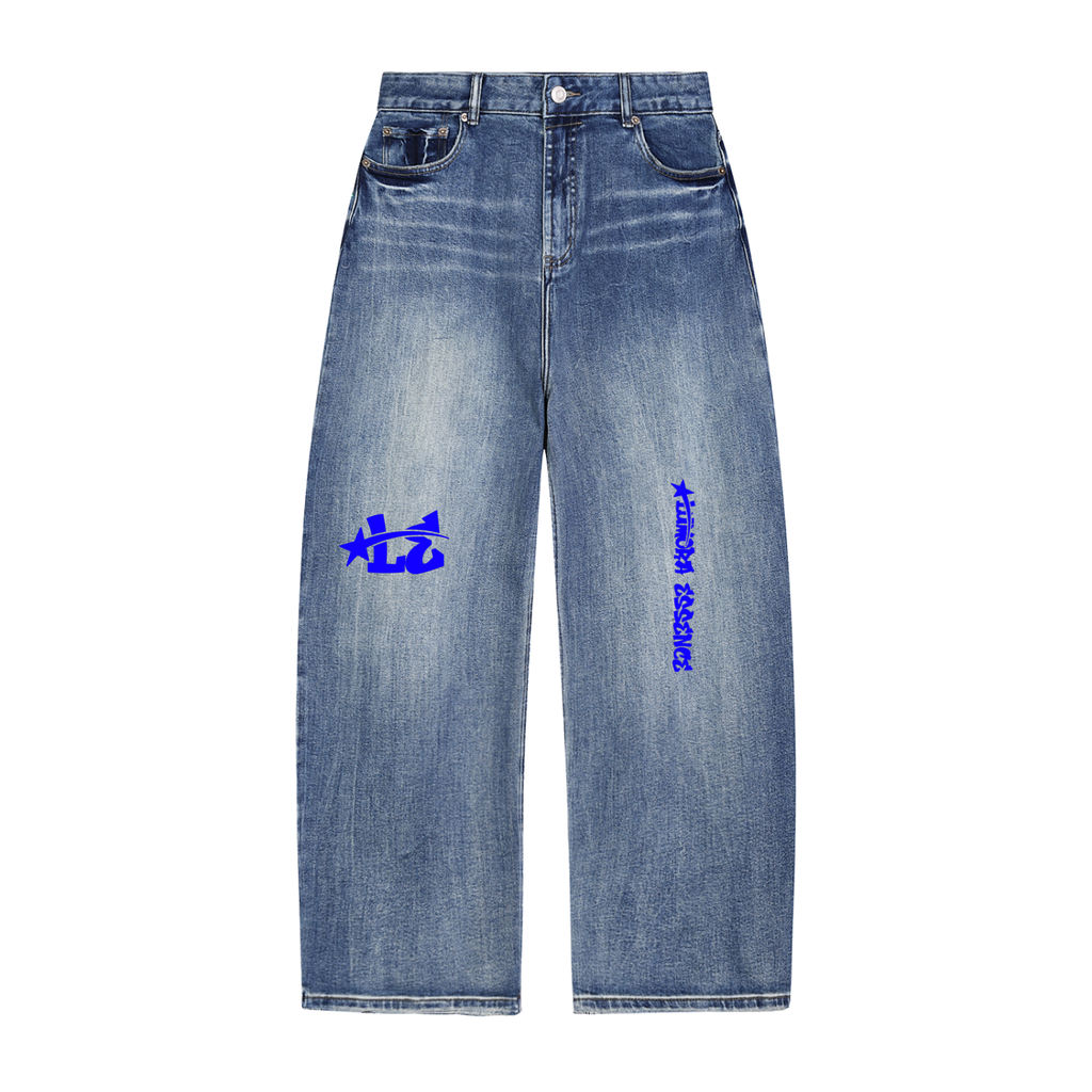 Sun Fade Heavyweight Denim Jeans
