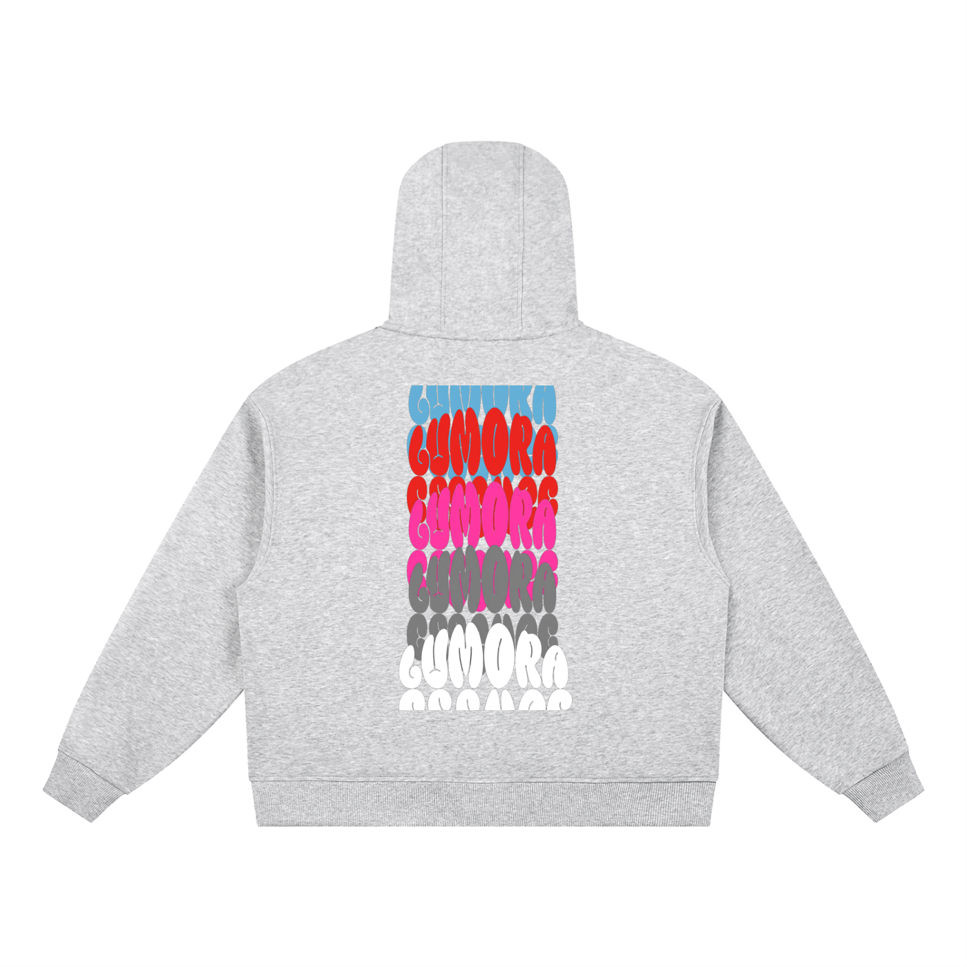 Boxy Button Placket Hoodie