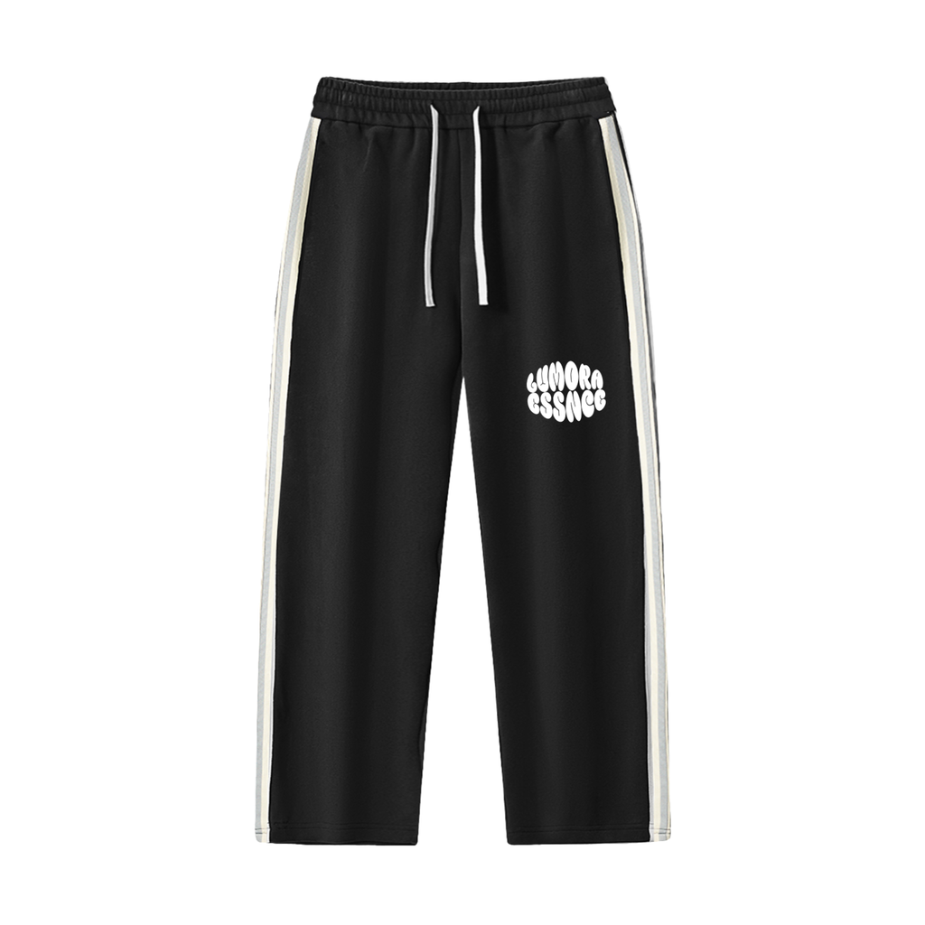 Contrast Side-Stripe Straight-Leg  Pants