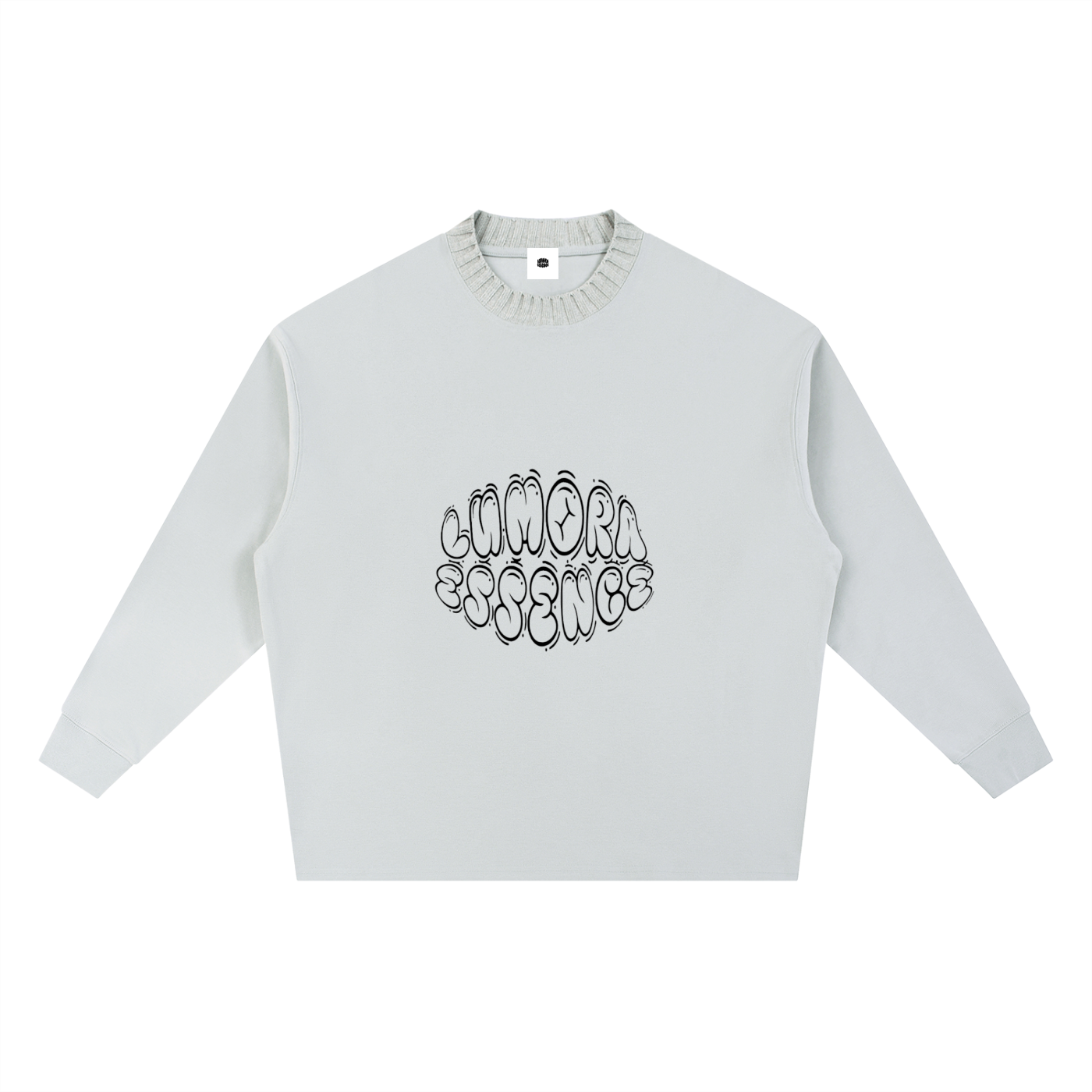 Knitted Round Neck Oversize Sweatshirt