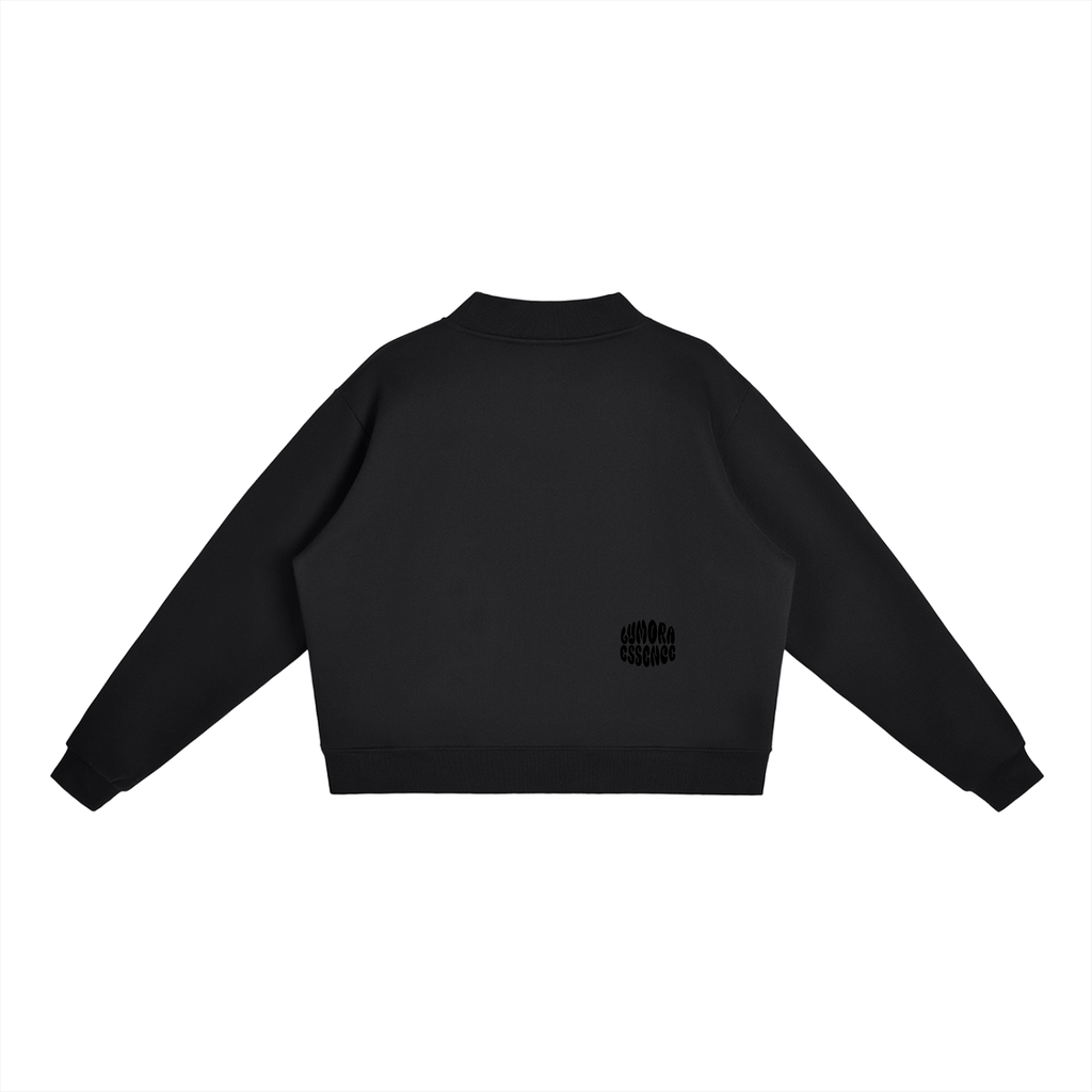 Essential Fleece Mid-Neck Crew Sweatshirt