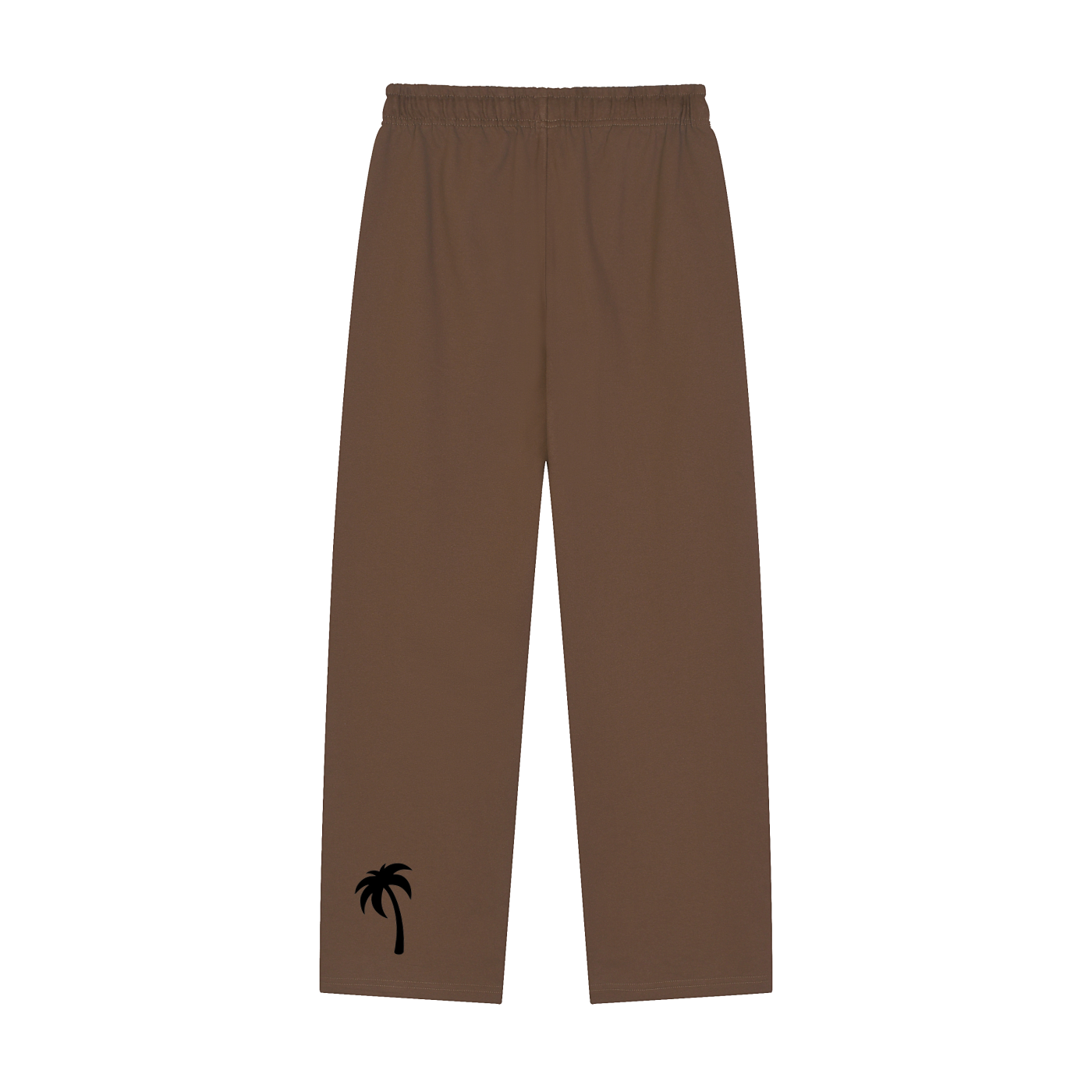 Solid Color Straight-Leg Sweatpants