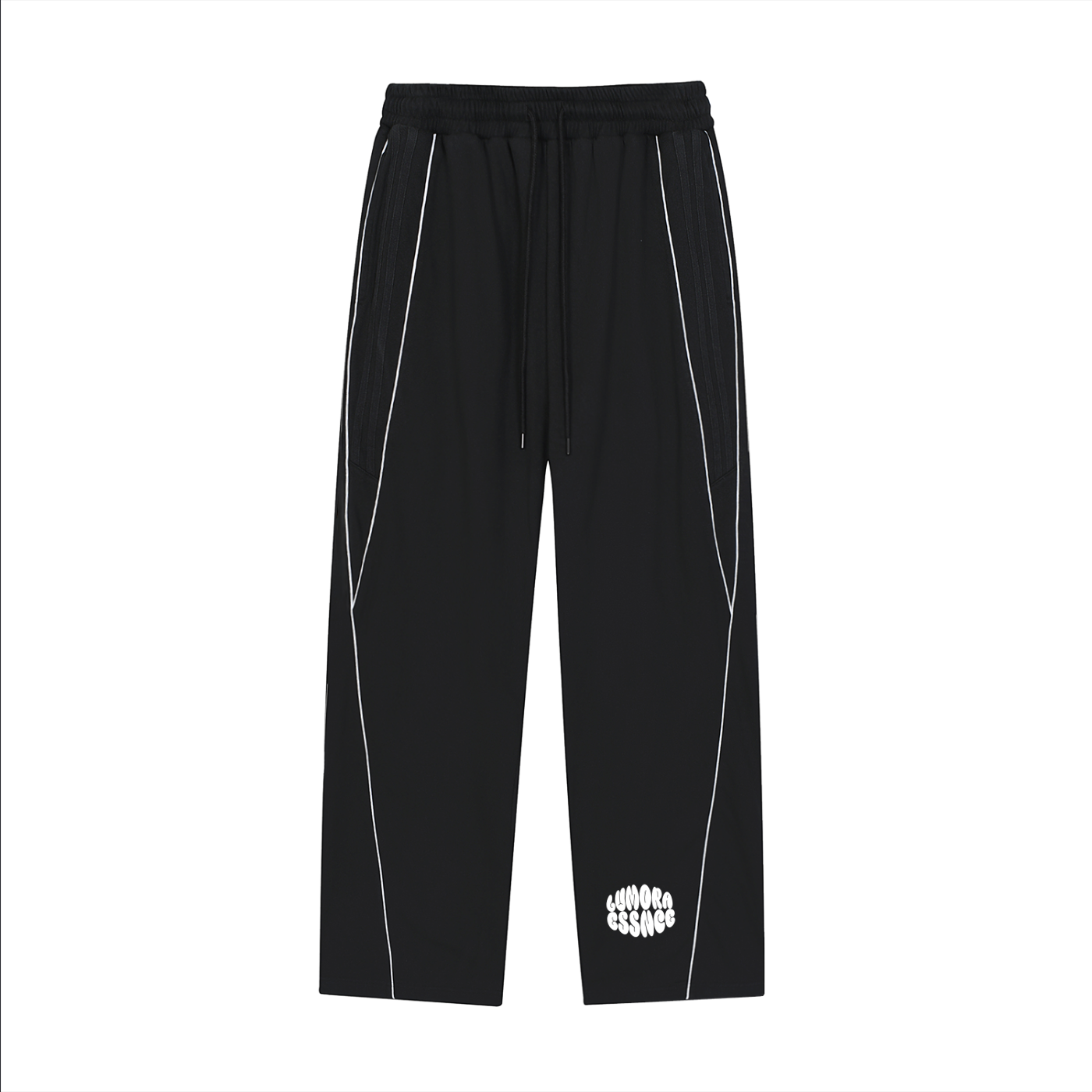 Reflection Striped Straight-Leg Sweatpants