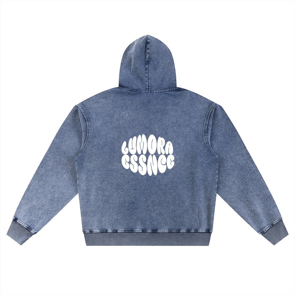 Snow Wash Oversized Hoodie