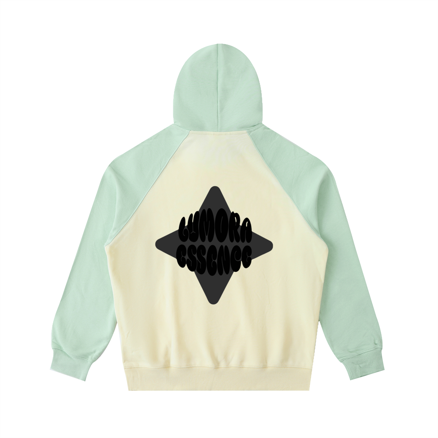 Color-Block Raglan Sleeve Hoodie