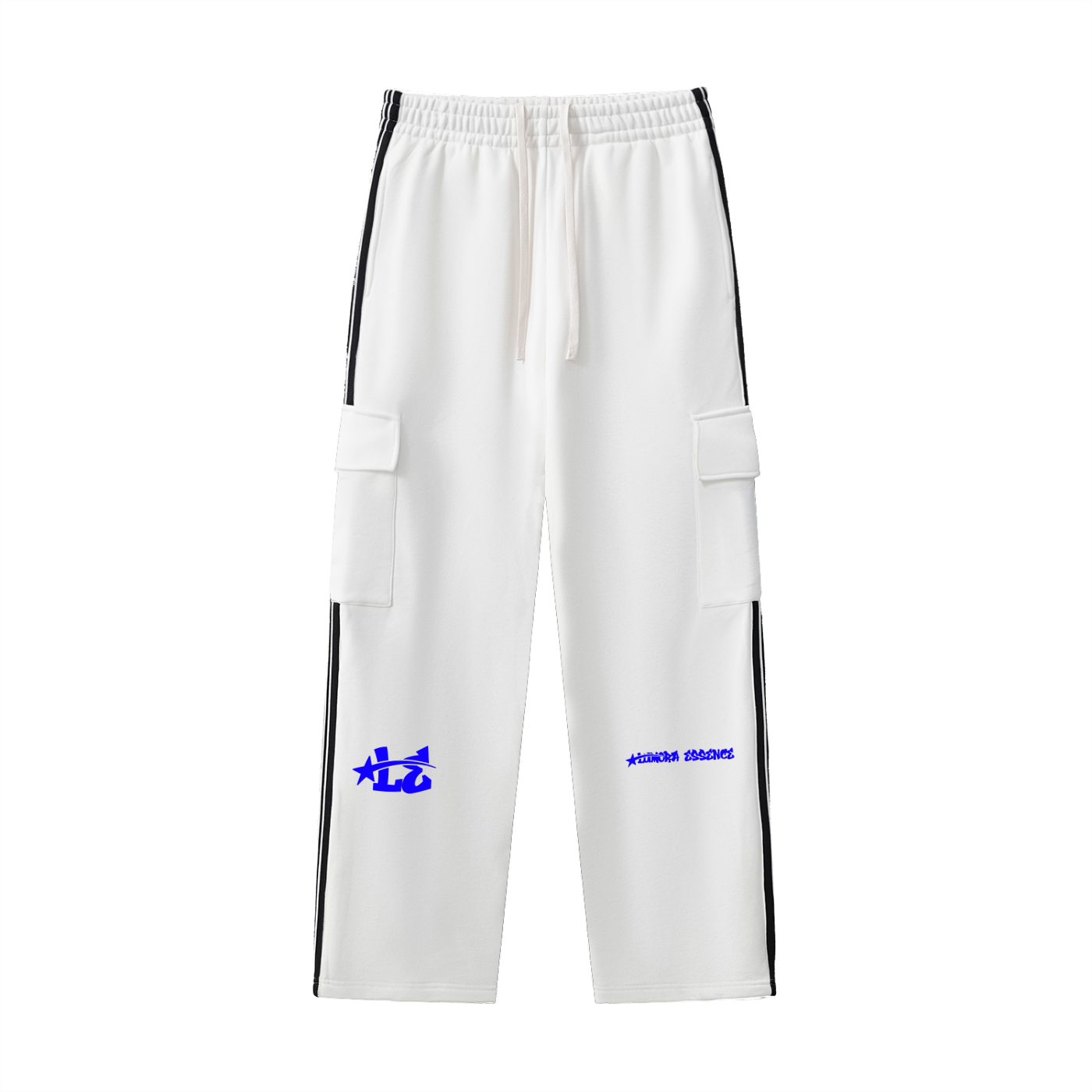 Side Stripe Straight-Leg Pants