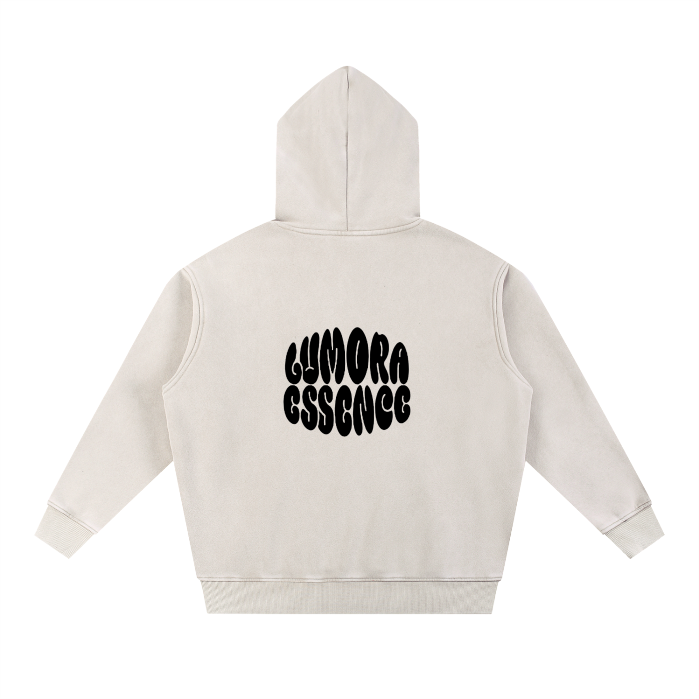 Snow Wash Fleece Oversize Hoodie