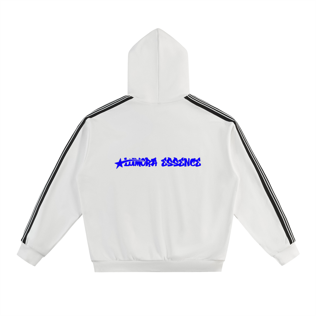 Side Stripe Drop-Shoulder Hoodie