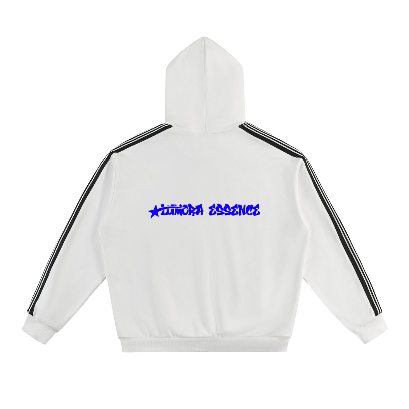 Side Stripe Drop-Shoulder Hoodie