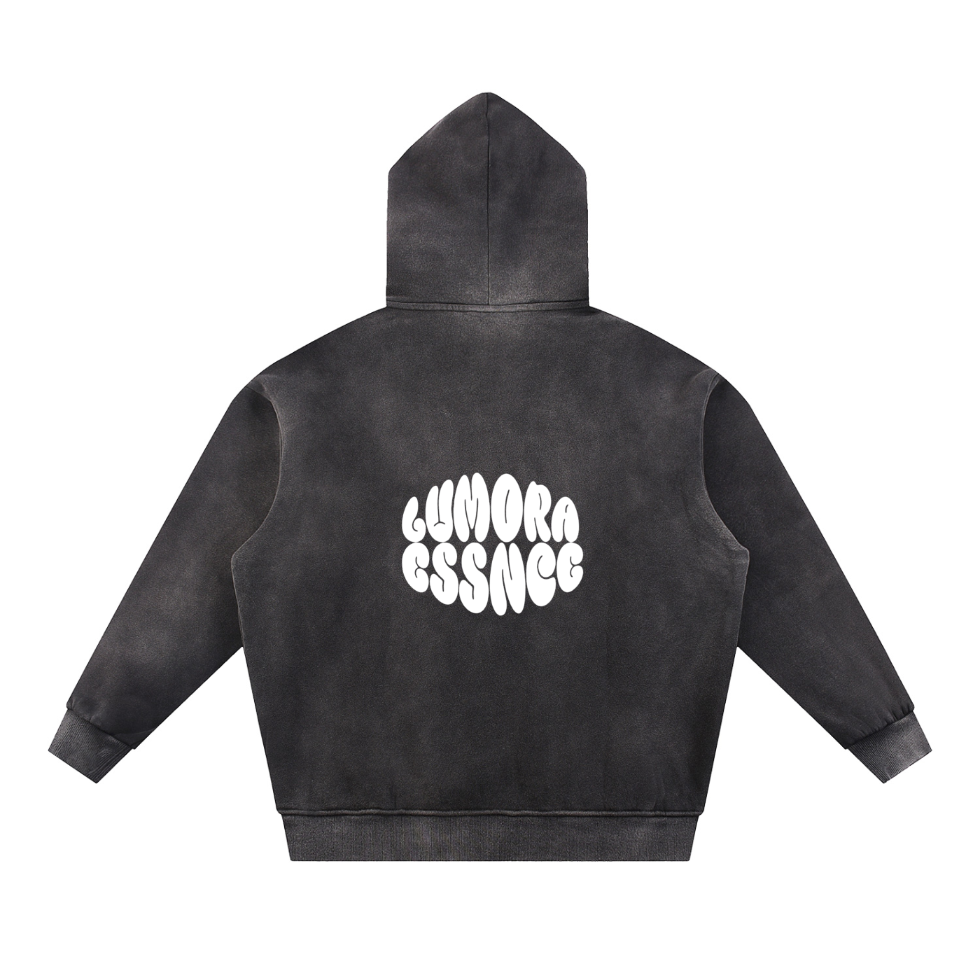 Sun Fade Contrast Tape Fleece Hoodie