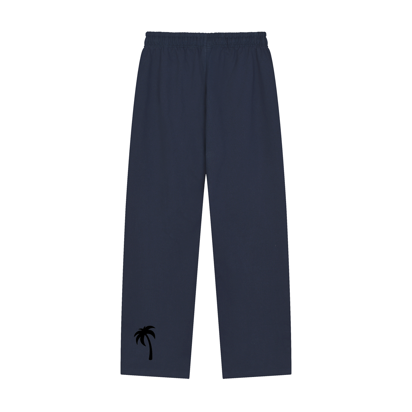Solid Color Straight-Leg Sweatpants