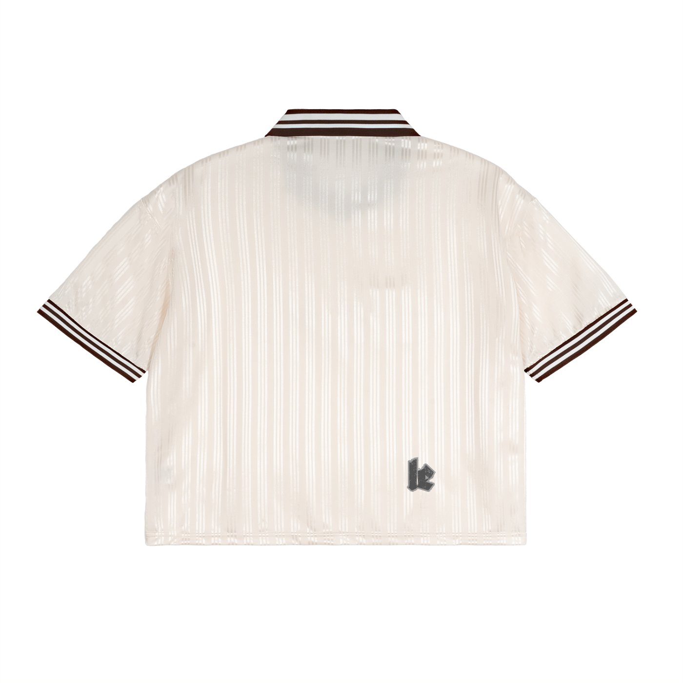 Contrast Stripes Polo Collar T-Shirt