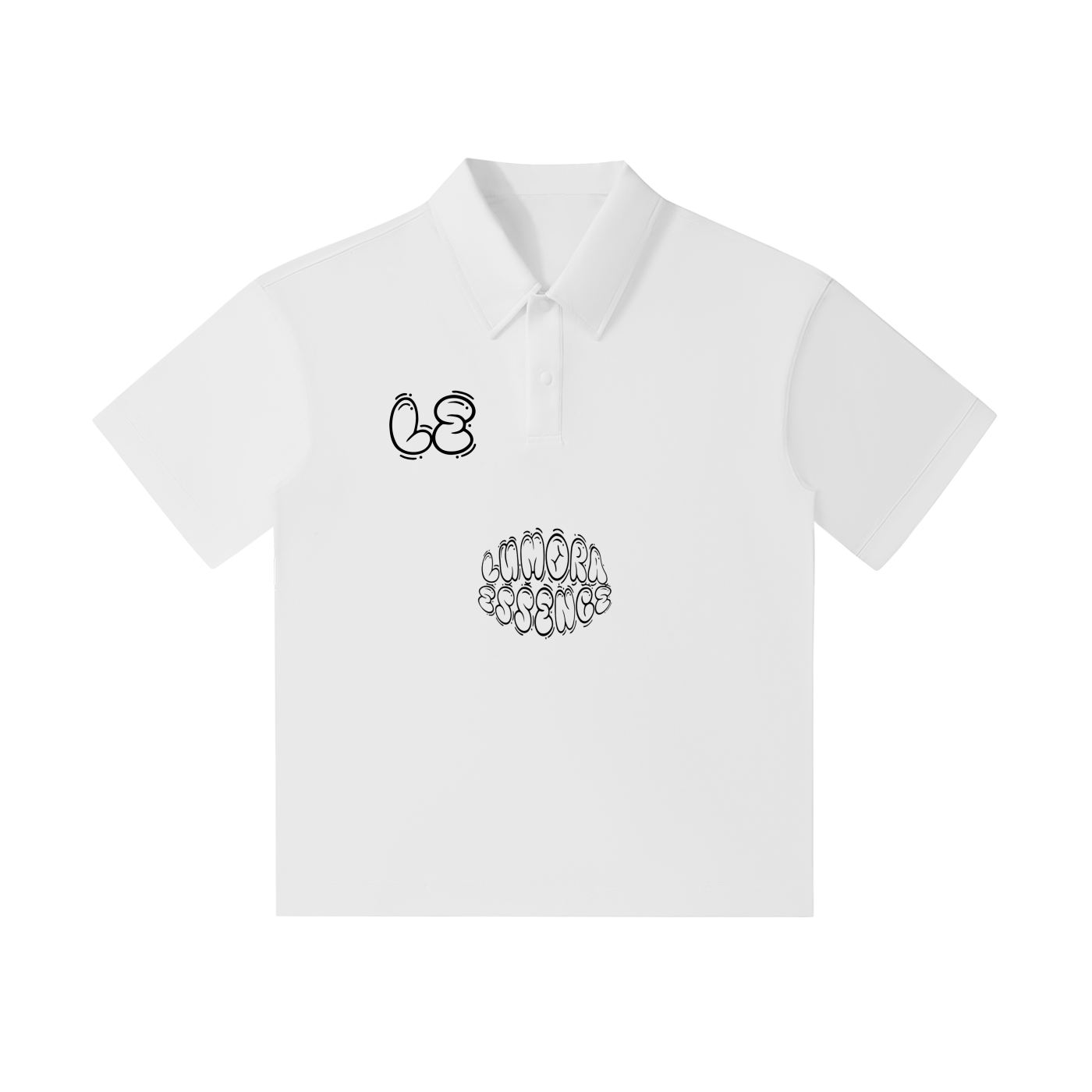 Drop Shoulder Short-Sleeve Polo