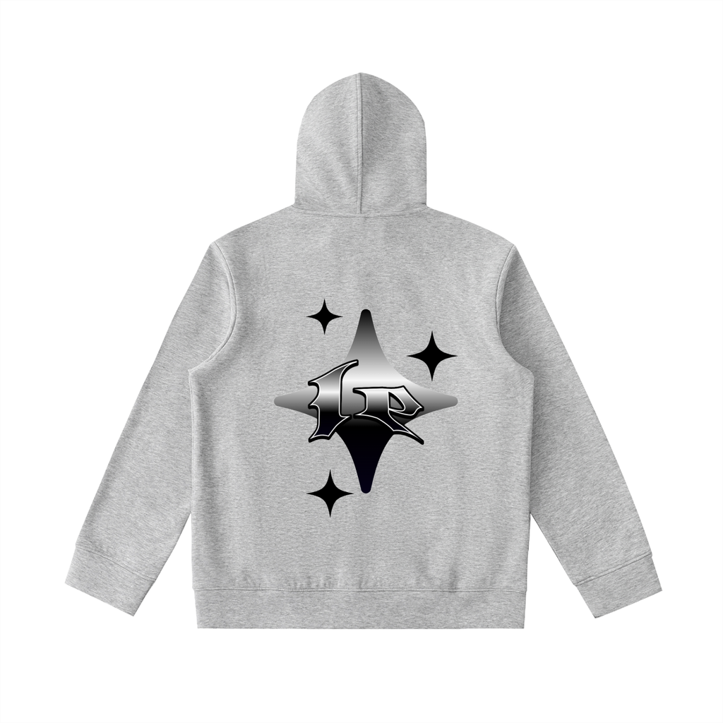 Essential Heavyweight High Neck  Zip-Up Hoodie