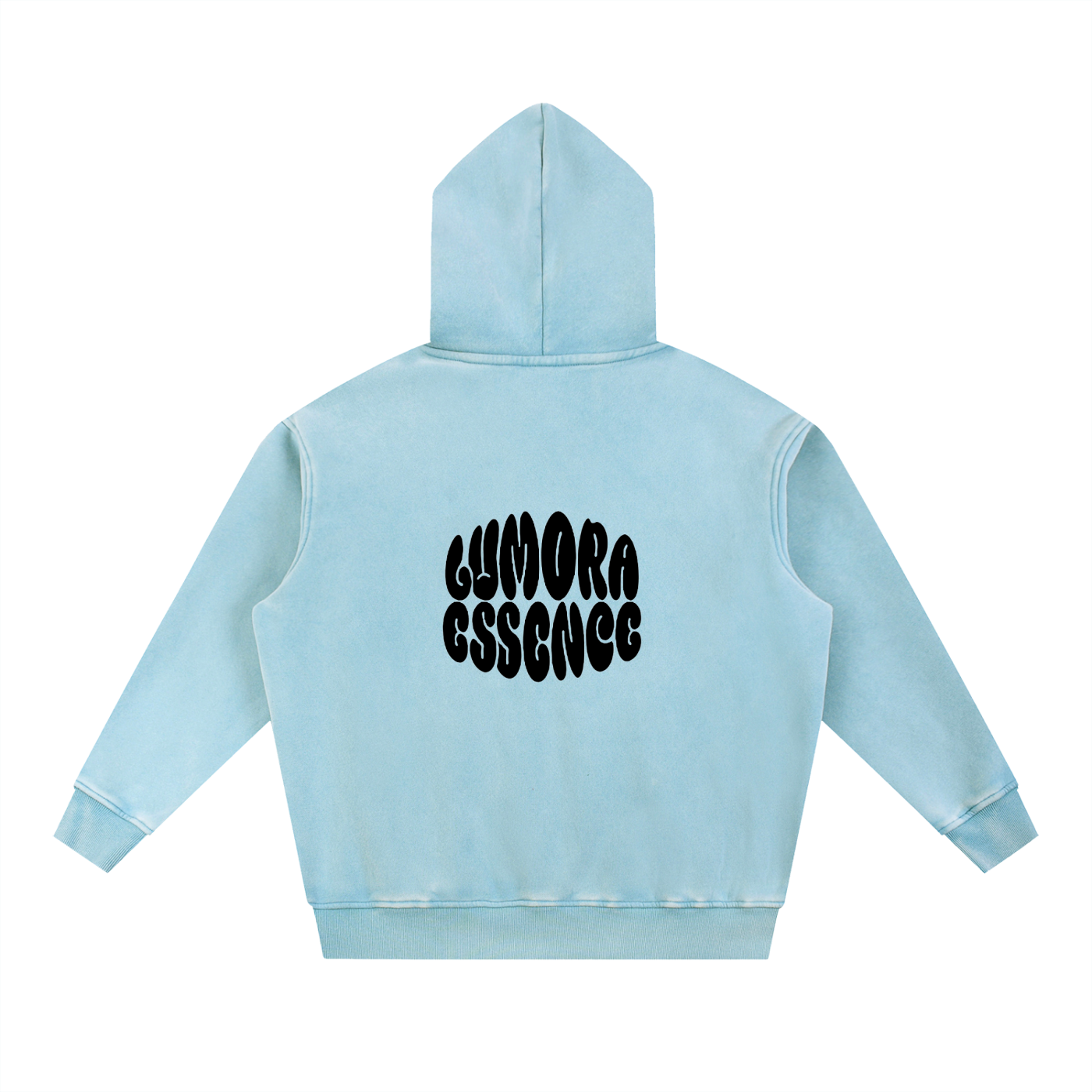 Snow Wash Fleece Oversize Hoodie
