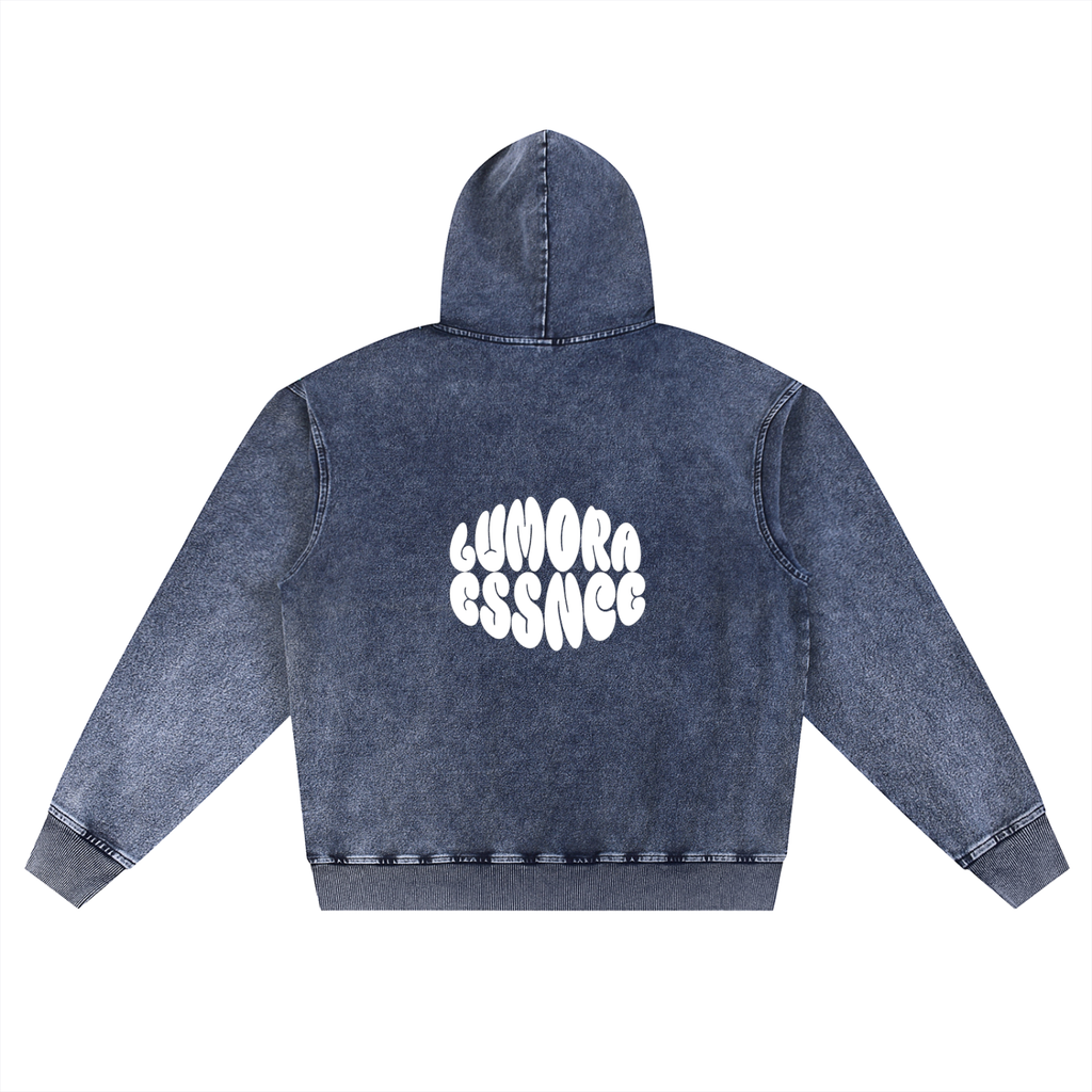 Snow Wash Oversized Hoodie