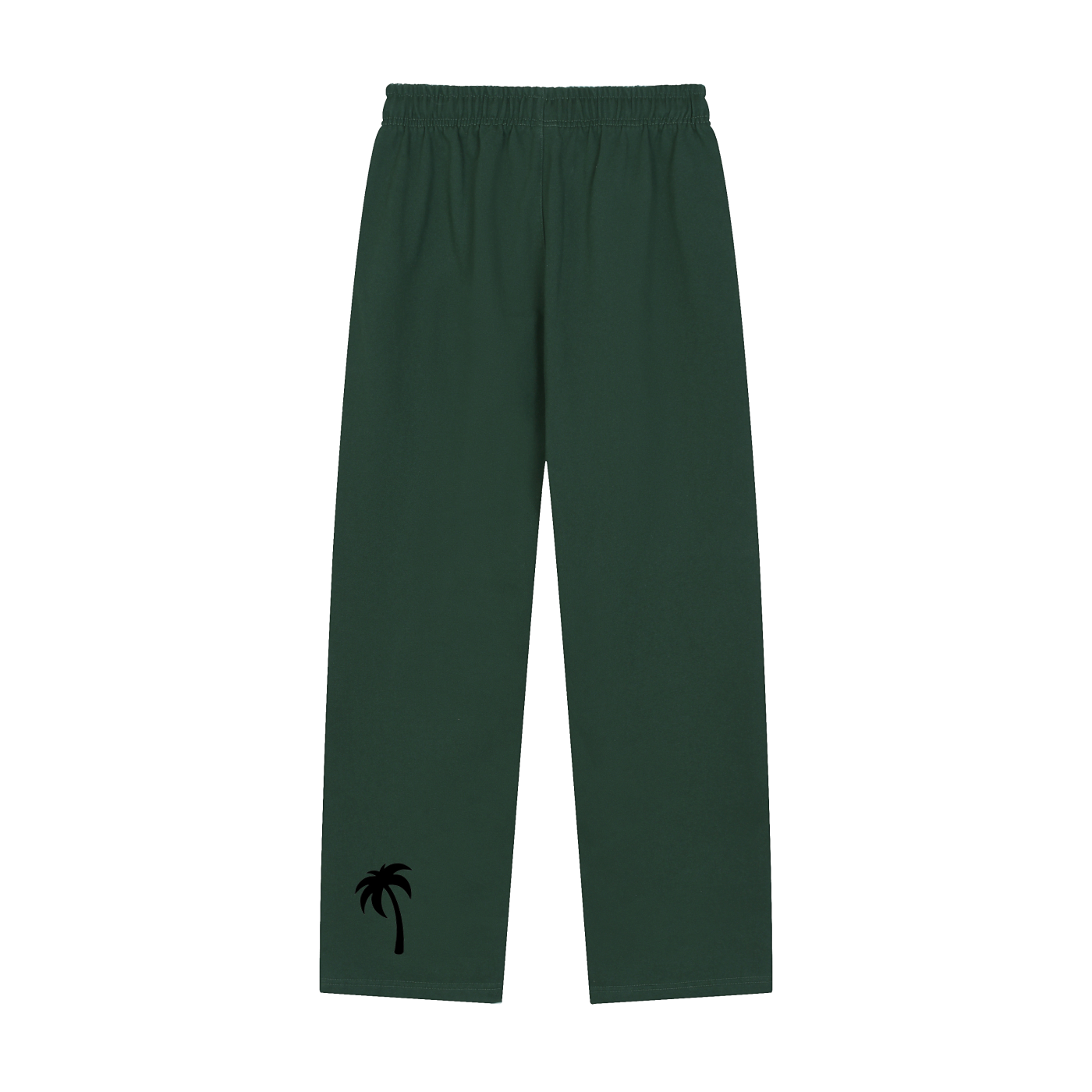 Solid Color Straight-Leg Sweatpants