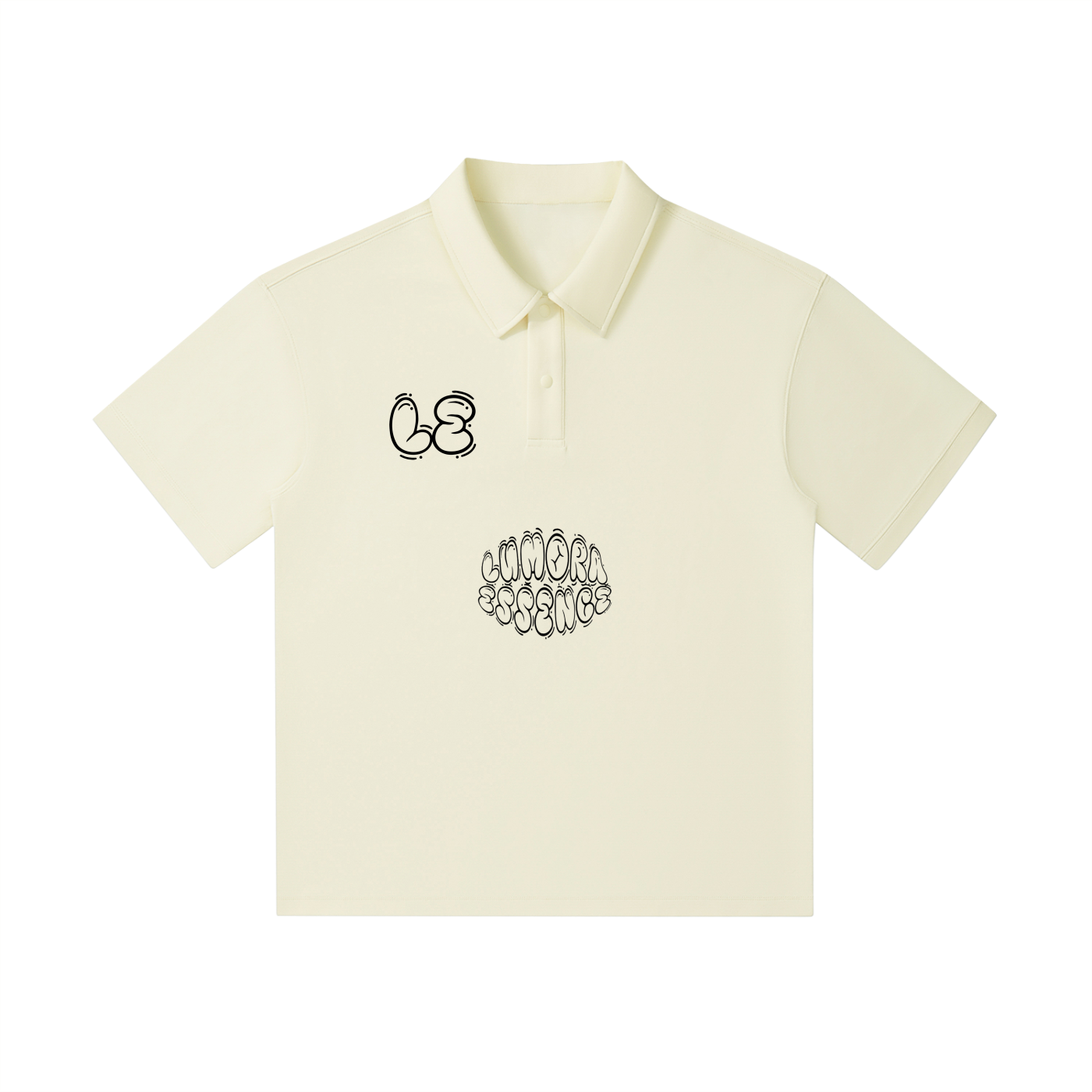 Drop Shoulder Short-Sleeve Polo