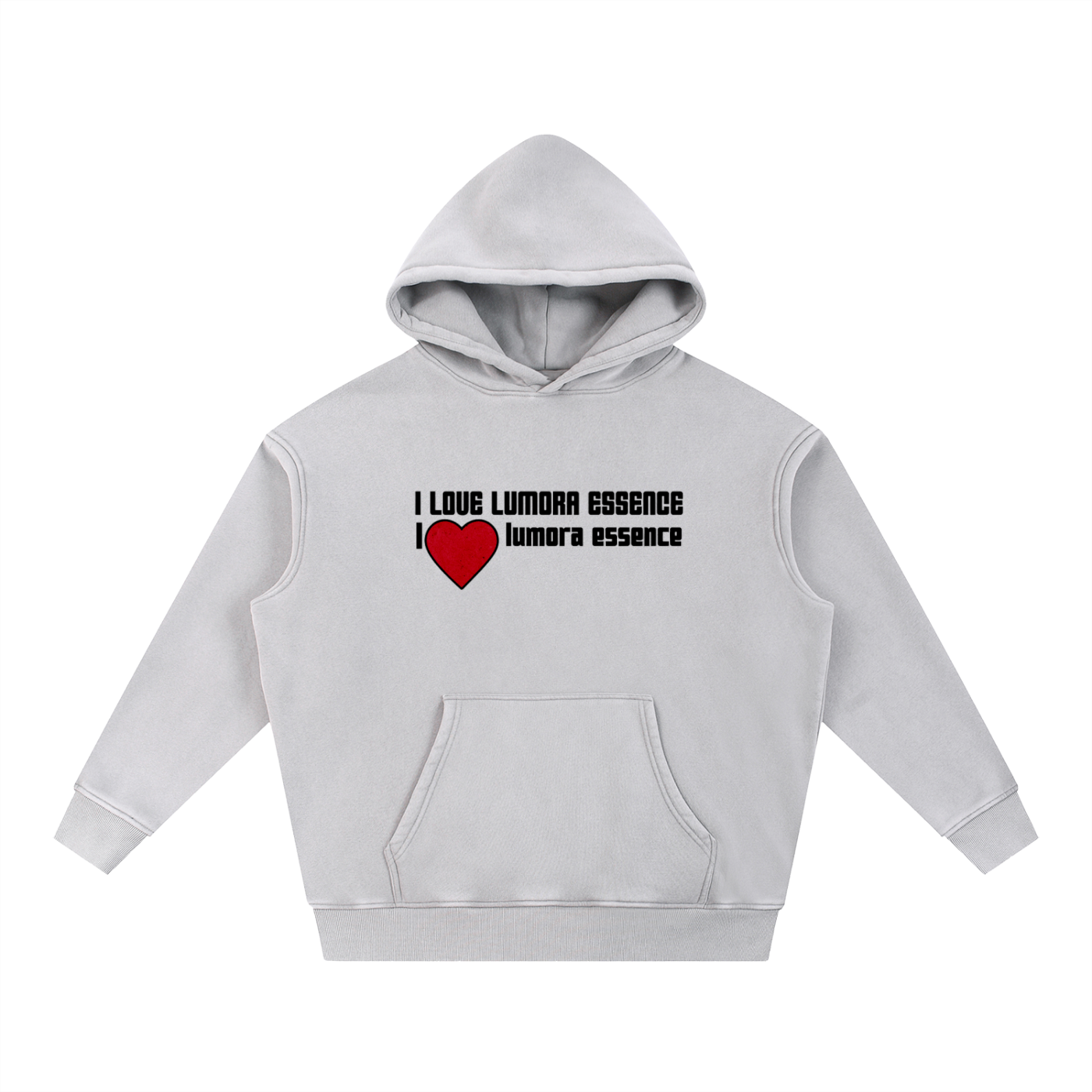 Snow Wash Fleece Oversize Hoodie