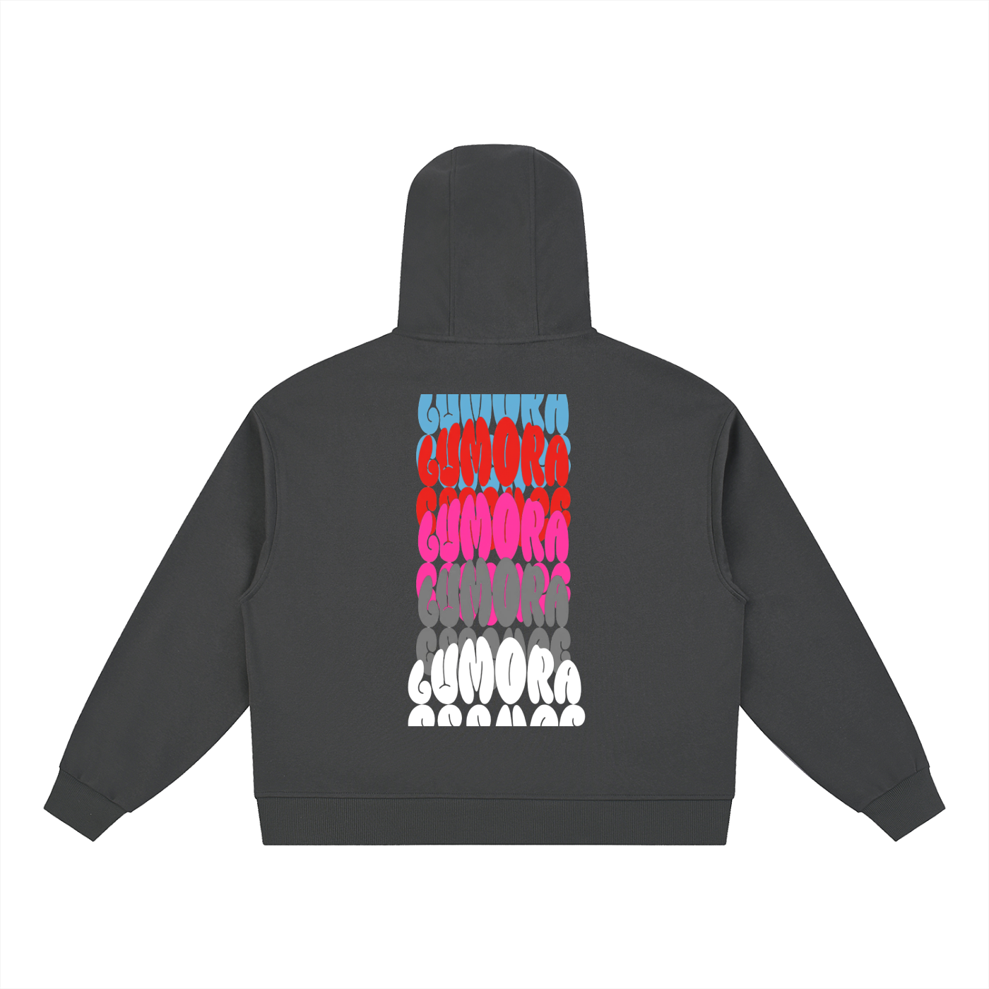 Boxy Button Placket Hoodie