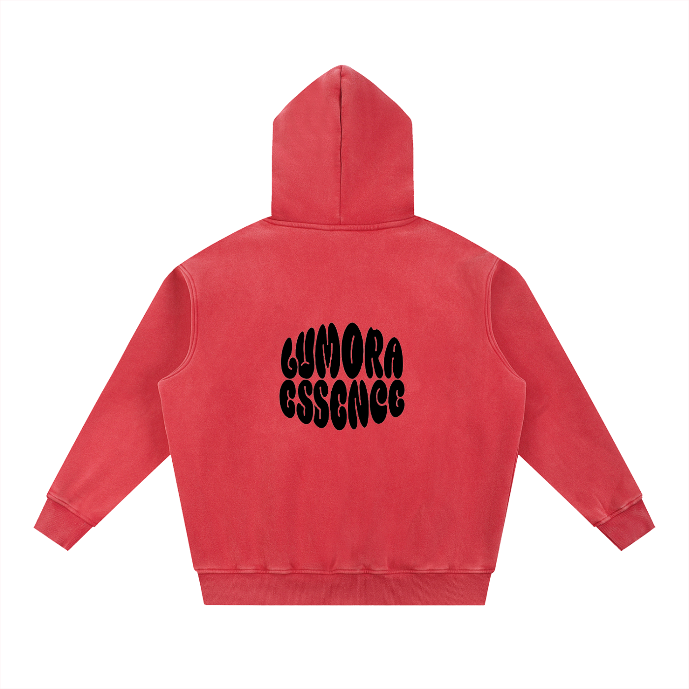 Snow Wash Fleece Oversize Hoodie